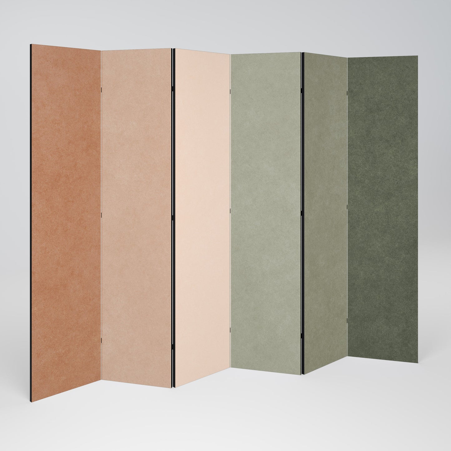 GANGNAM AVOCADO Decorative 6-Panel Room Divider