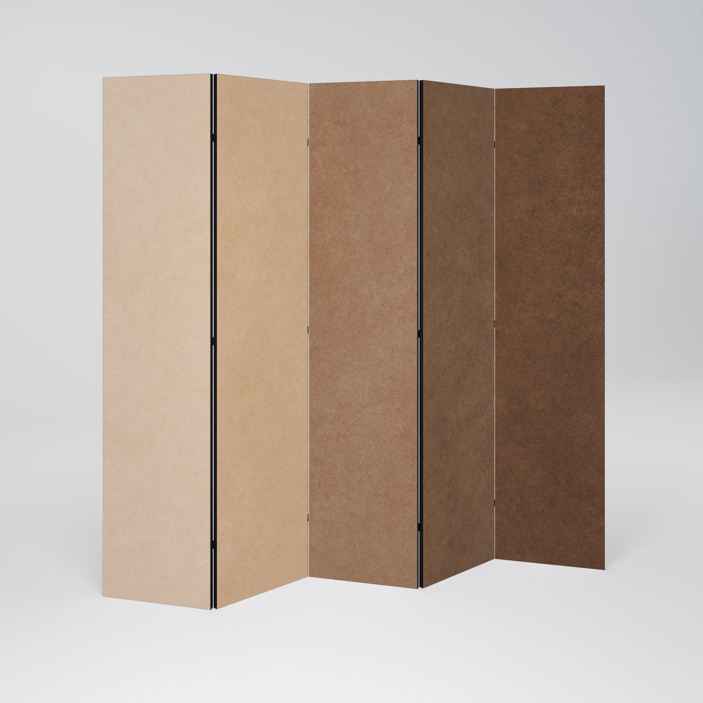 BROWNING IN THE DEEP Decorative 5-Panel Room Divider