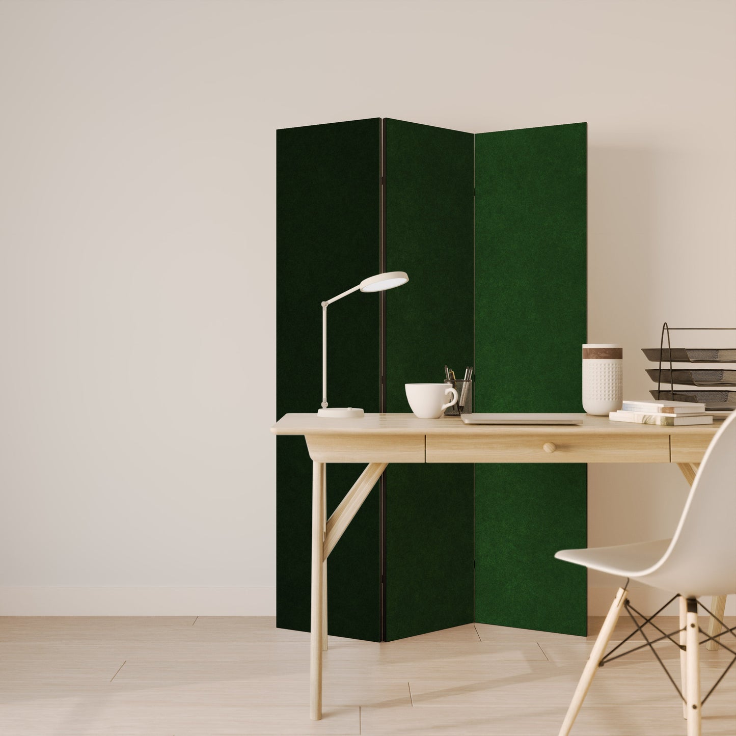 GREEN YOURSELF Dekorativ rumsavdelare med 3 paneler