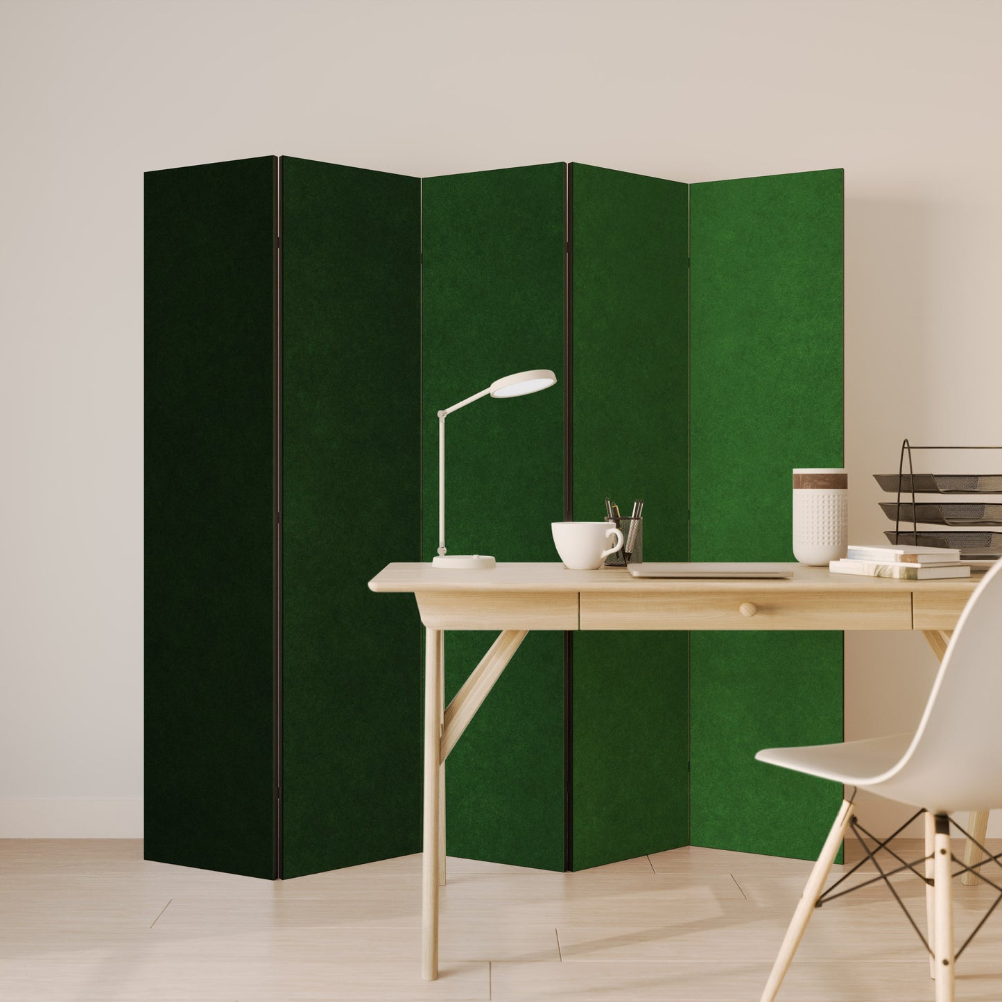 GREEN YOURSELF Decorative 5-Panel Room Divider