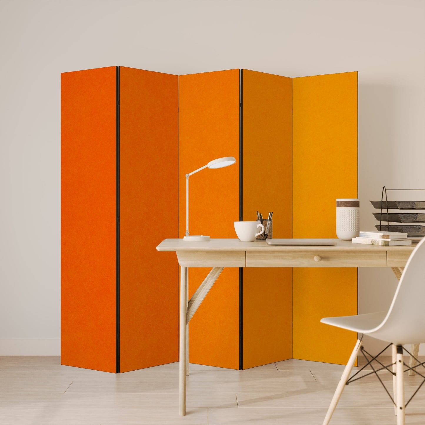 TANGELO RHAPSODY Decorative 5-Panel Room Divider