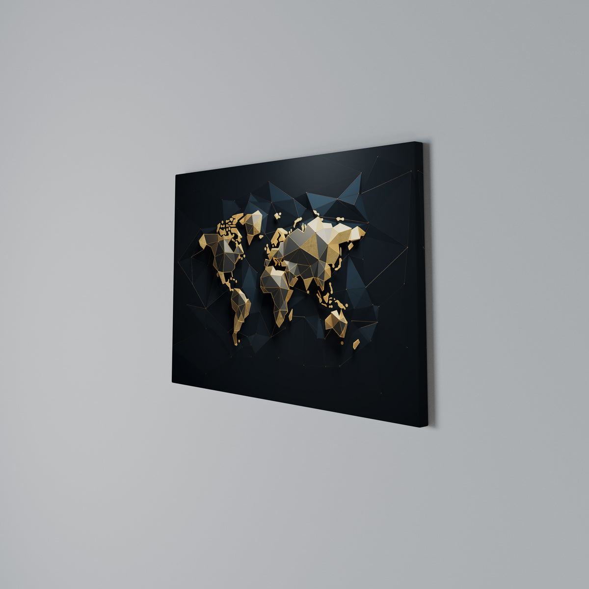 SHIMMERING WORLD SYMMETRY Horizontal Canvas Print