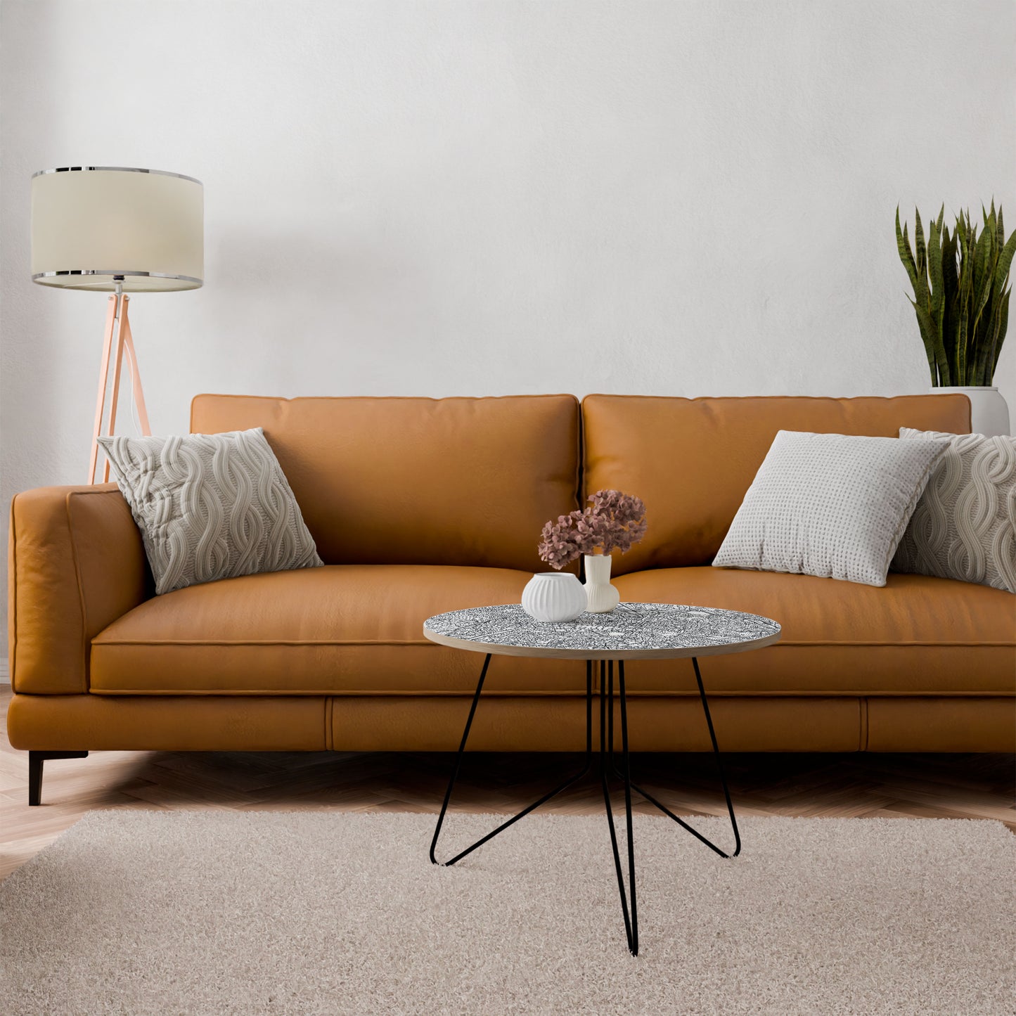 PARIS TOWN PLAN Large Coffee Table