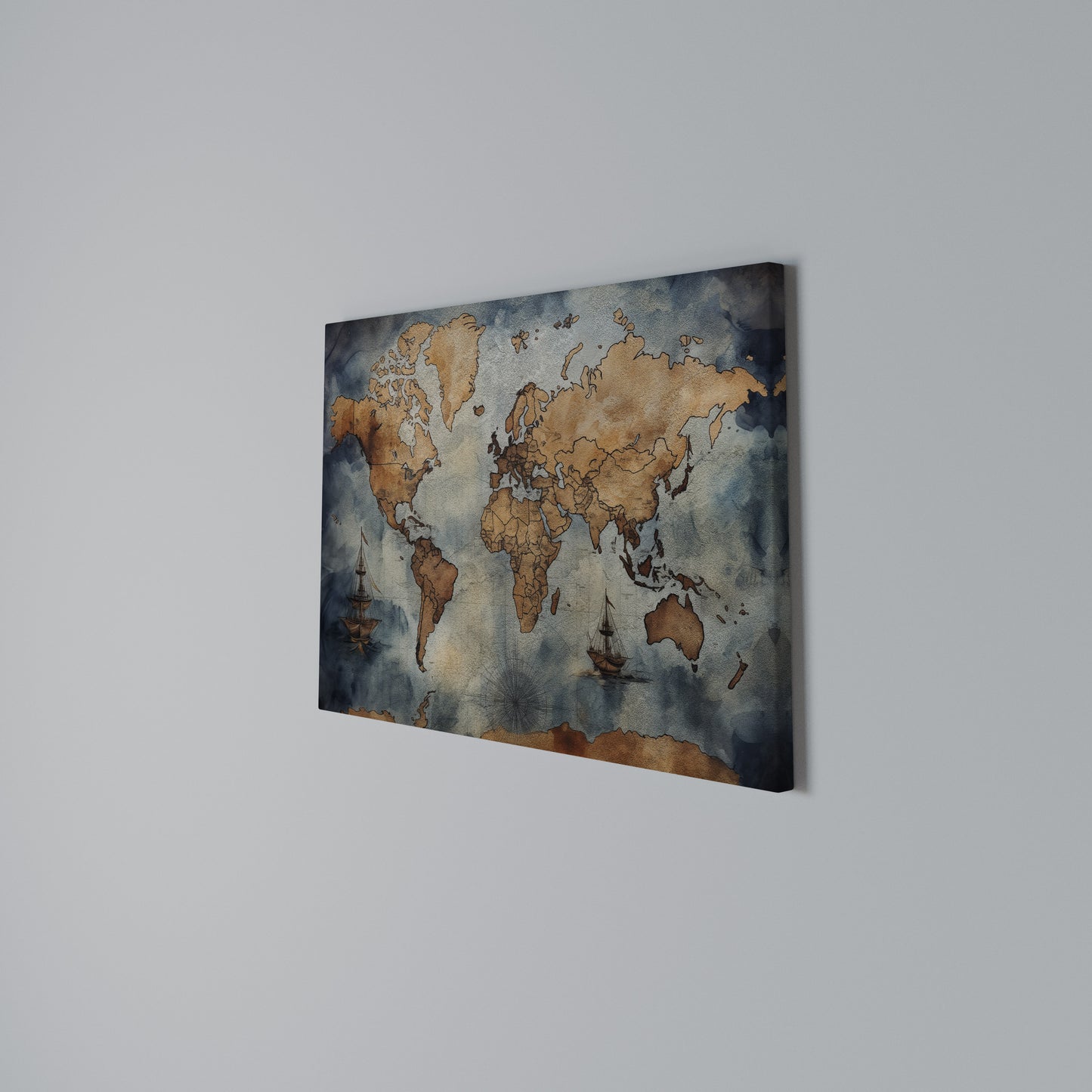 WAVES OF DISCOVERY Horizontal Canvas Print
