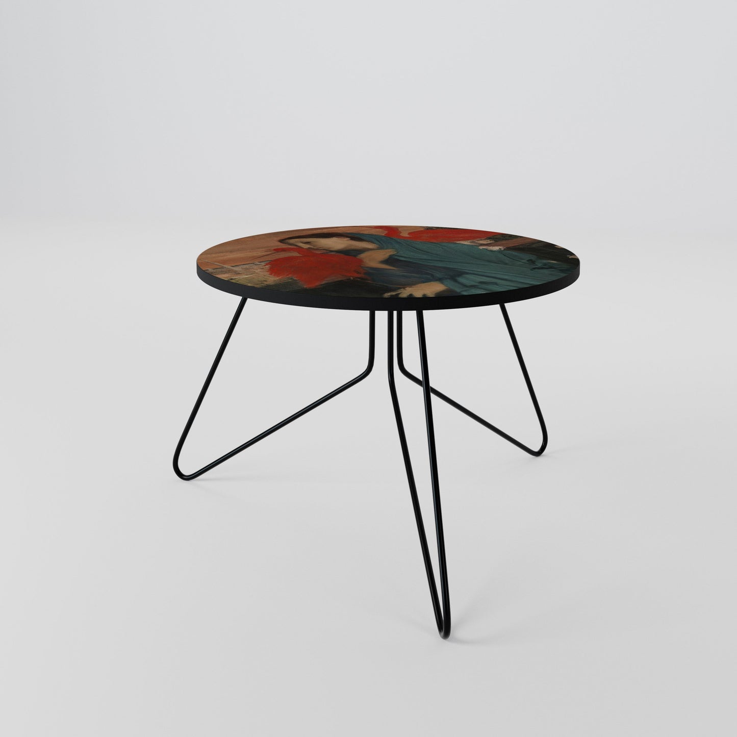 YOUNG WOMAN WITH IBIS Coffee Table 60