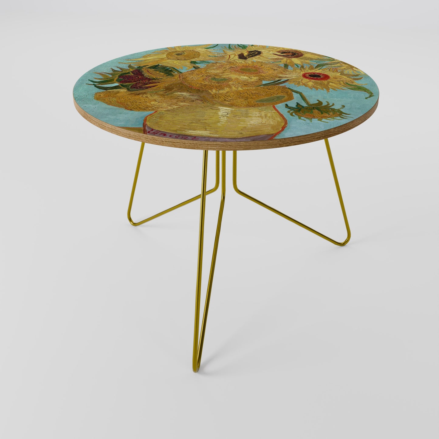 VASE WITH TWELVE SUNFLOWERS Coffee Table 69