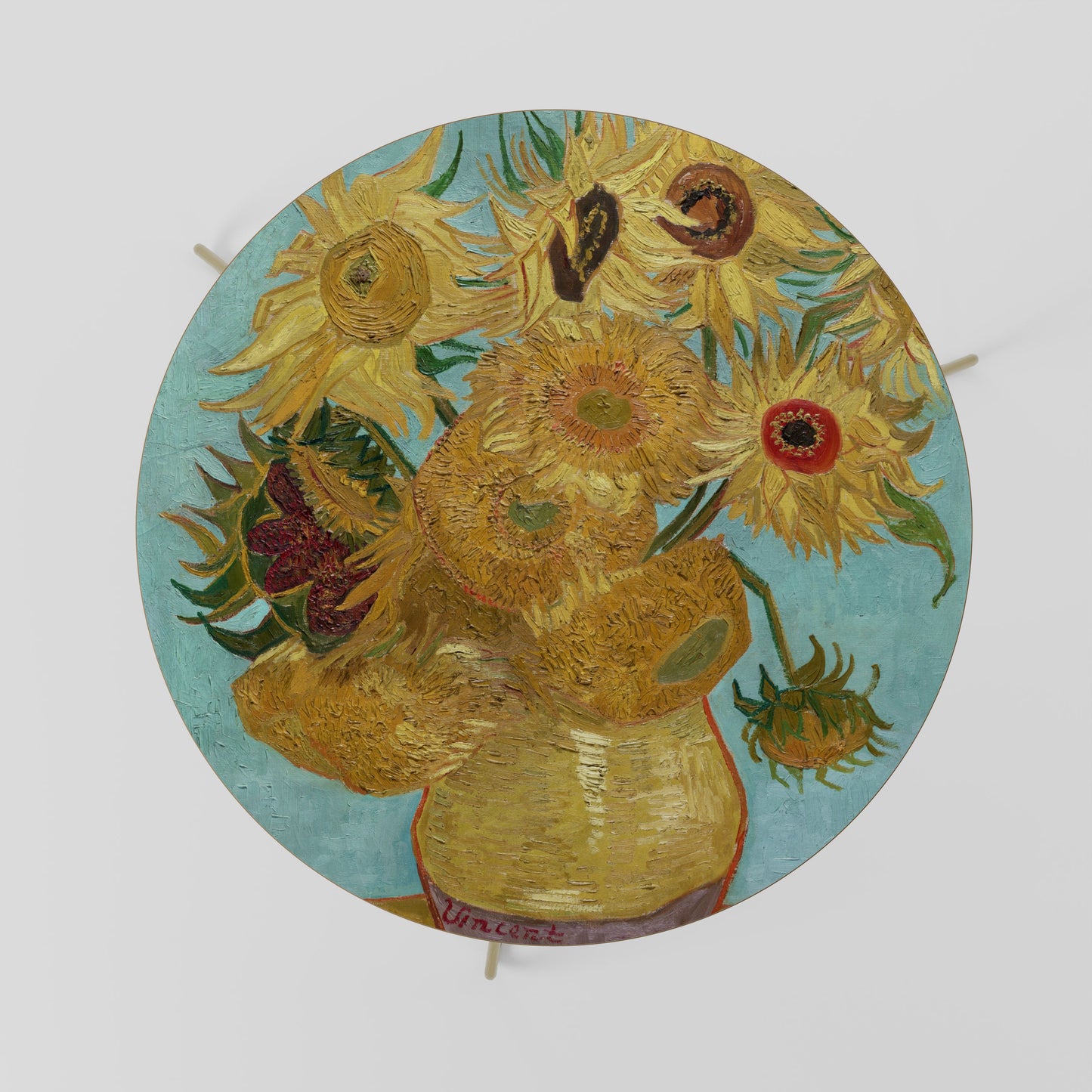 VASE WITH TWELVE SUNFLOWERS Coffee Table 69