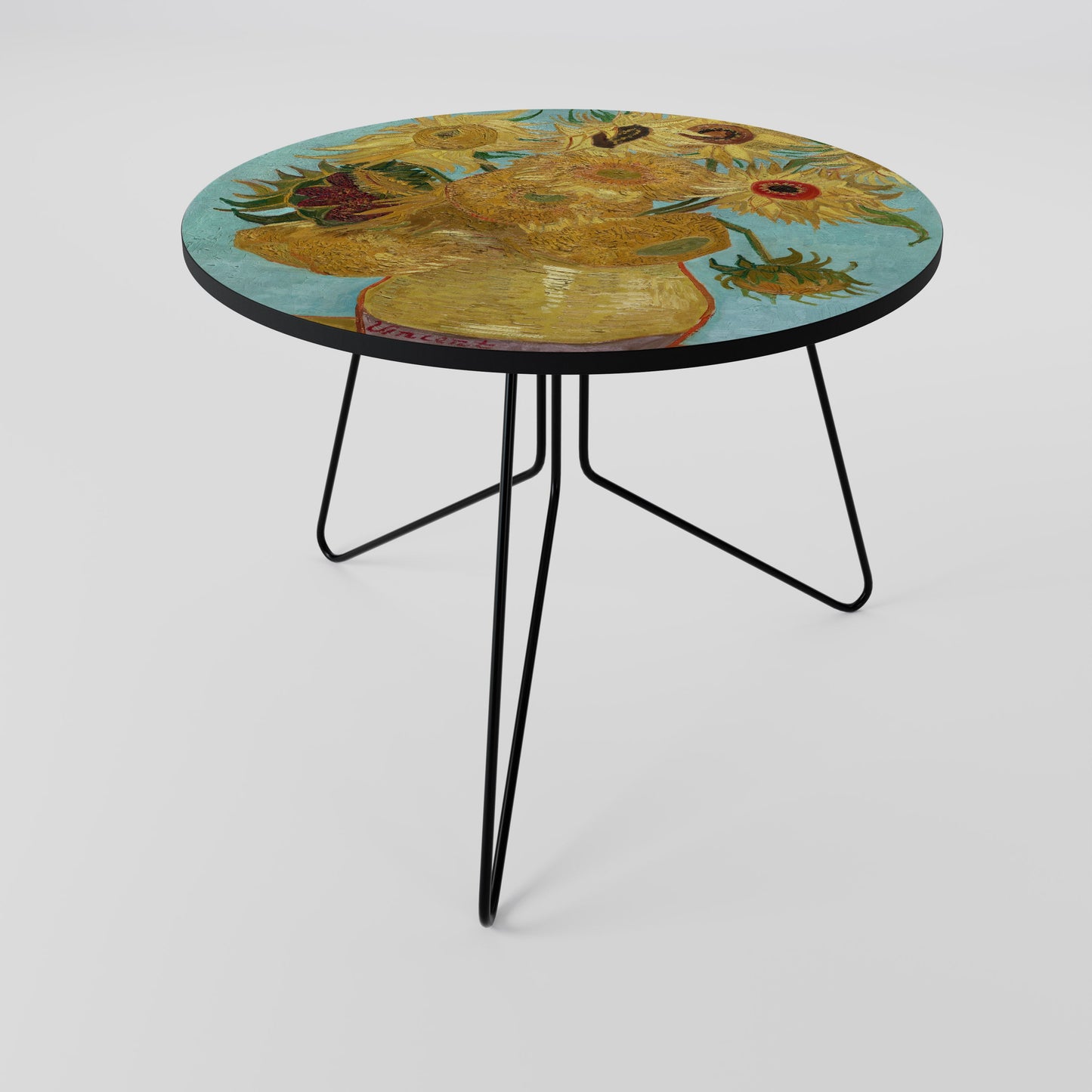 VASE WITH TWELVE SUNFLOWERS Coffee Table 69