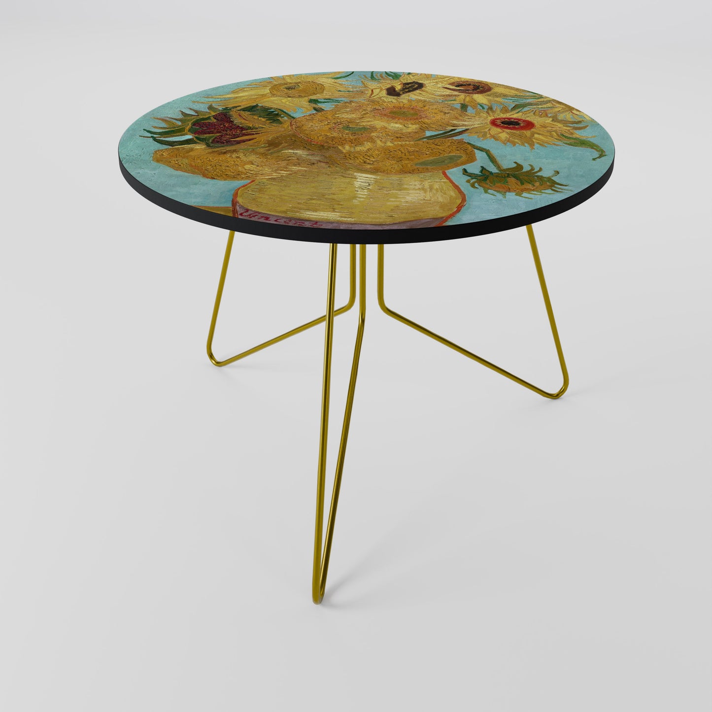 VASE WITH TWELVE SUNFLOWERS Coffee Table 69