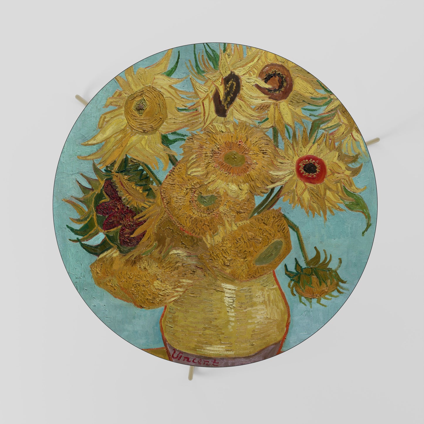 VASE WITH TWELVE SUNFLOWERS Coffee Table 69