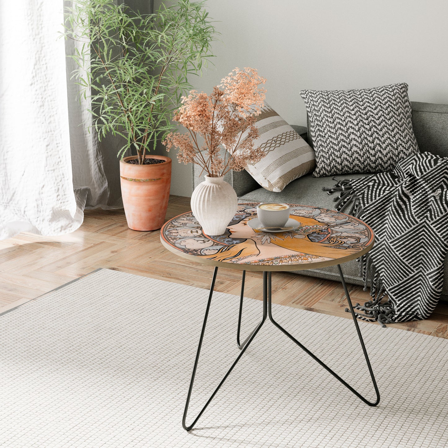 ZODIAQUE OR LA PLUME Large Coffee Table