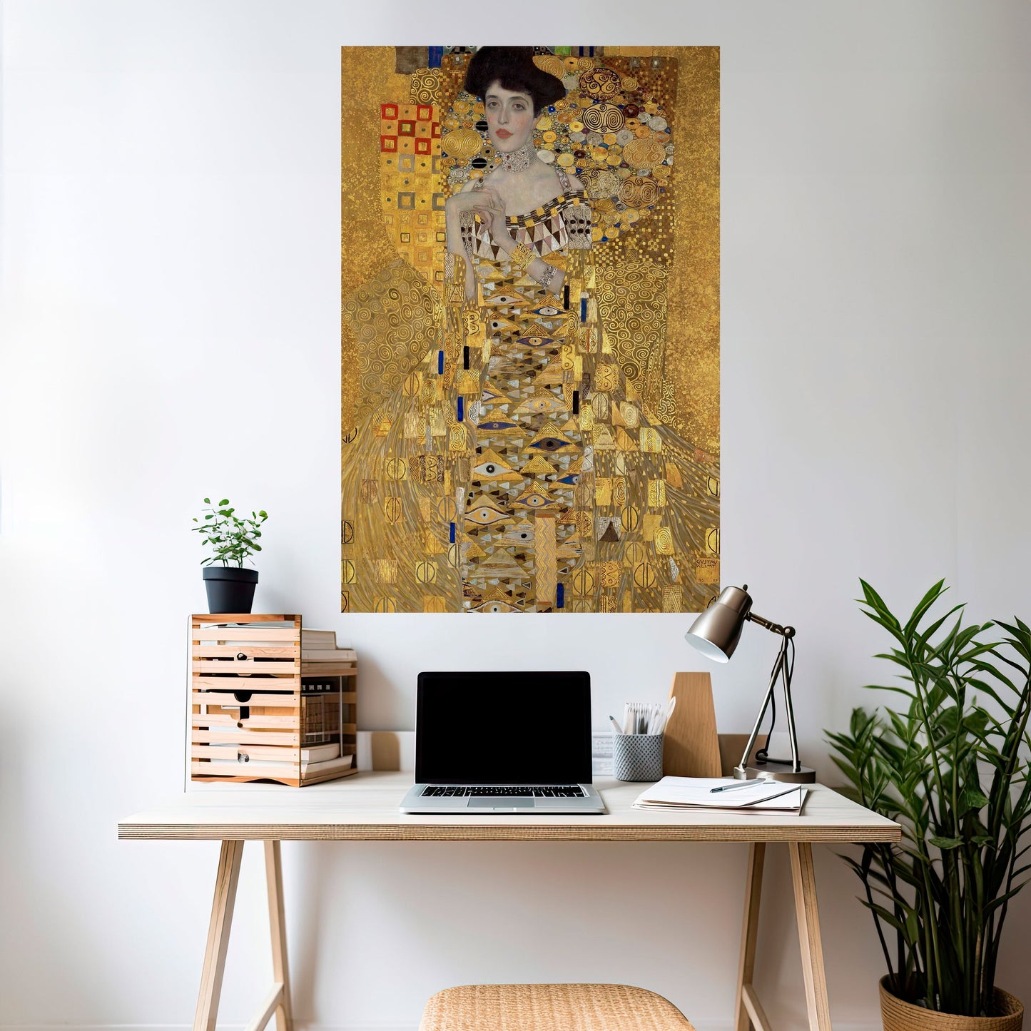 PORTRÄTT AV ADELE Vertikal poster med självhäftande motiv