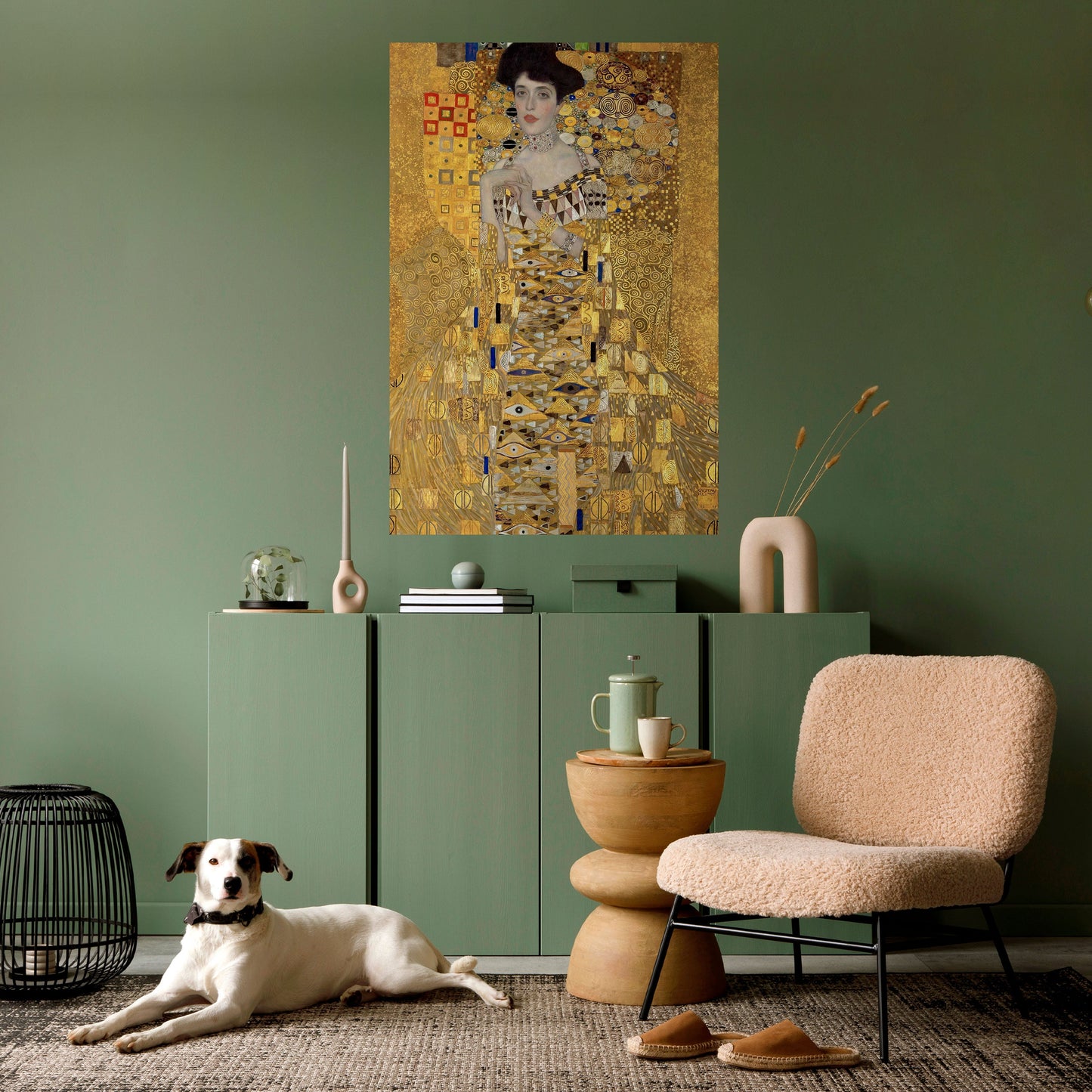 PORTRÄTT AV ADELE Vertikal poster med självhäftande motiv