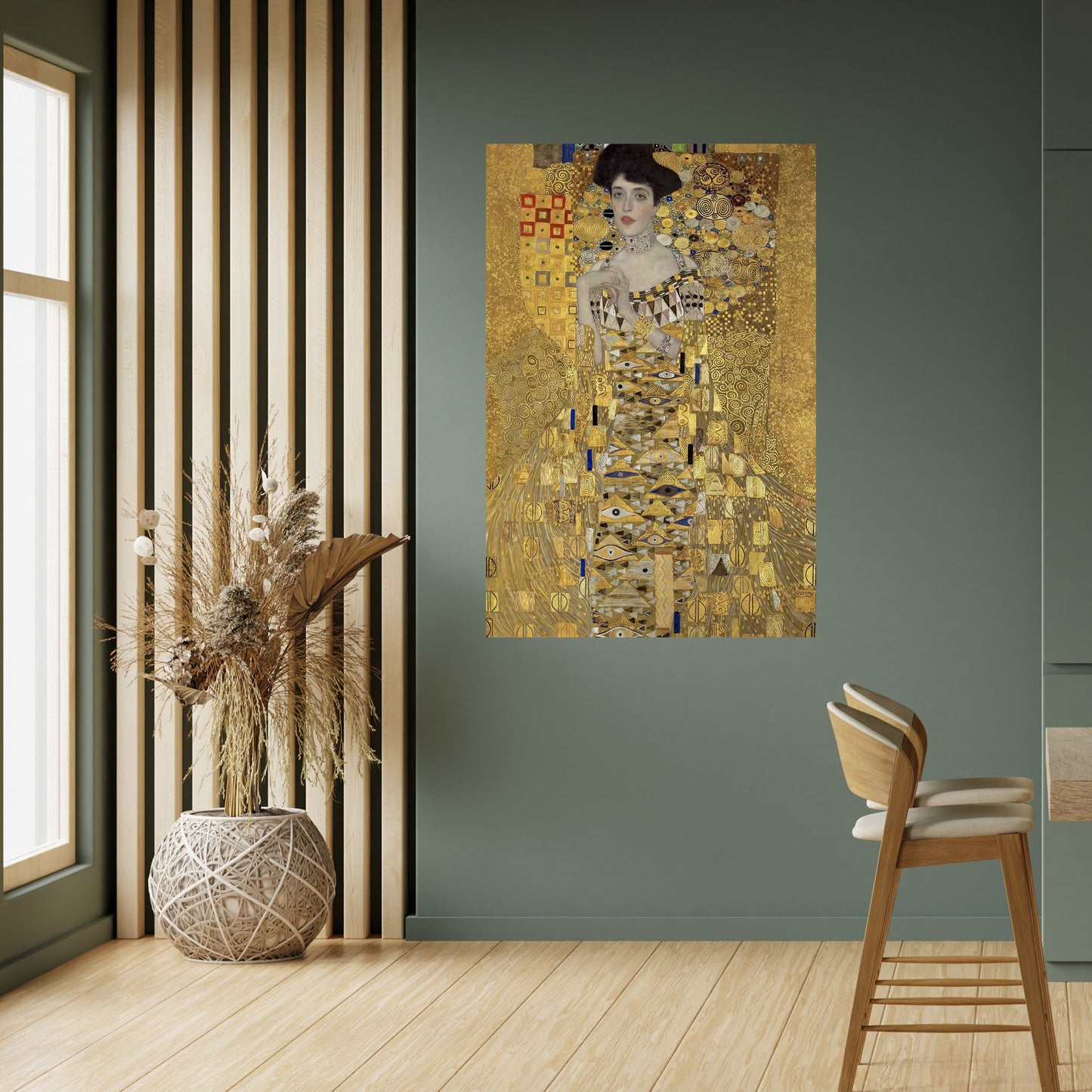 PORTRÄTT AV ADELE Vertikal poster med självhäftande motiv