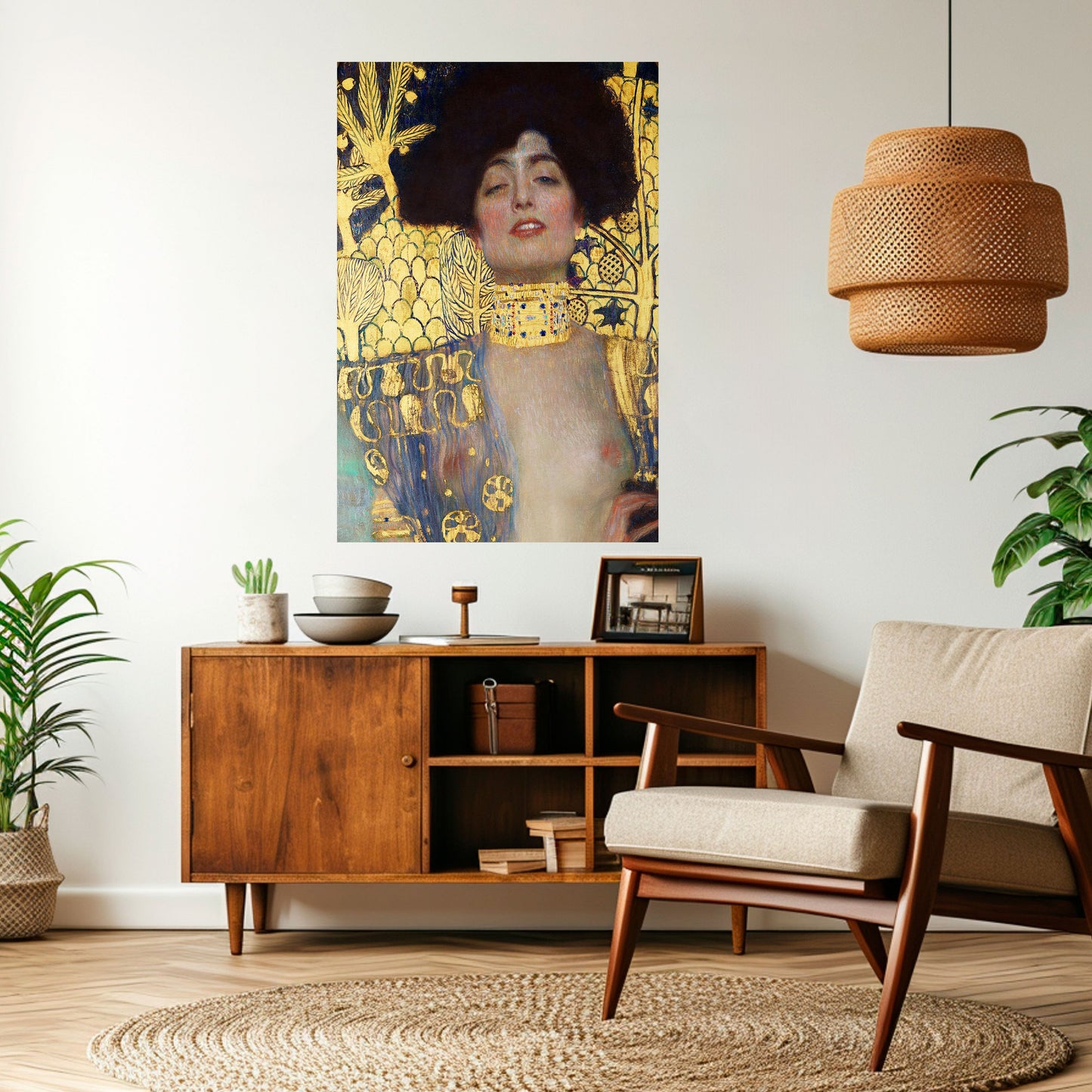 JUDITH & HOLOFERNES Vertikal poster med självhäftande motiv