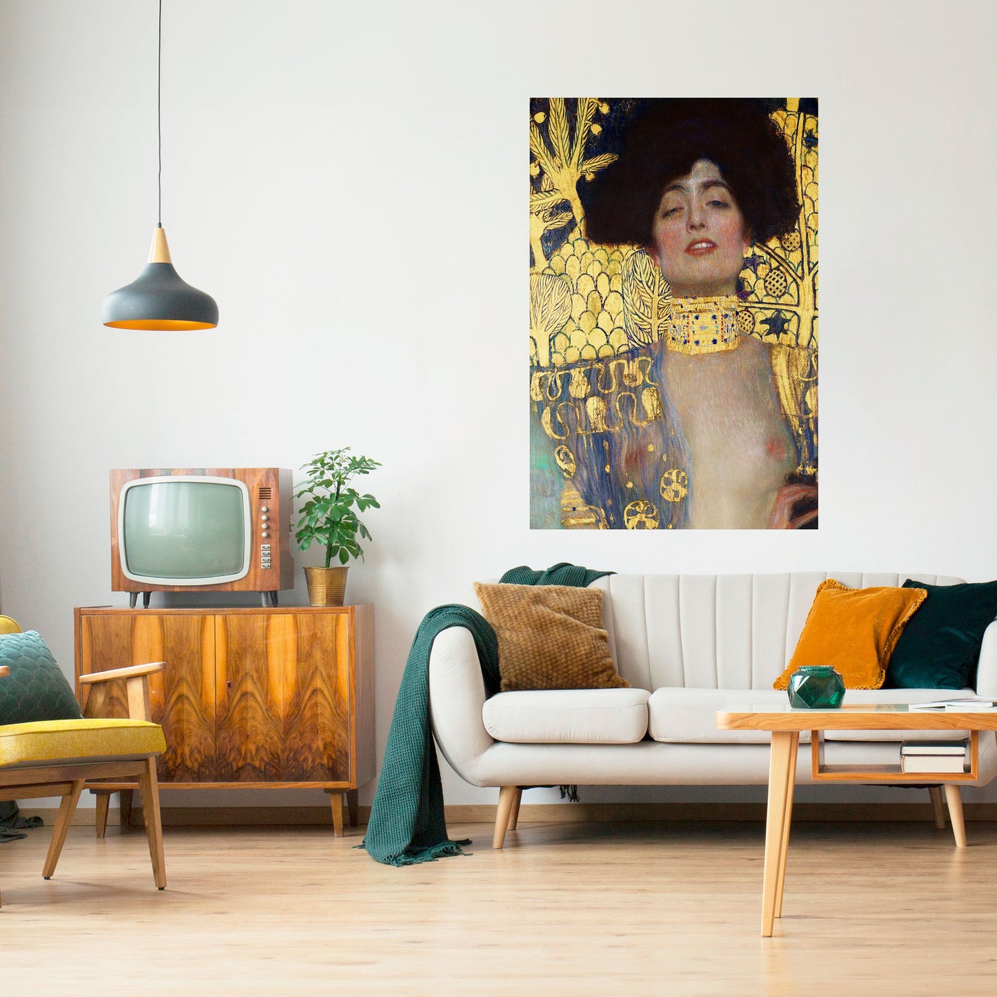 JUDITH & HOLOFERNES Vertikal poster med självhäftande motiv