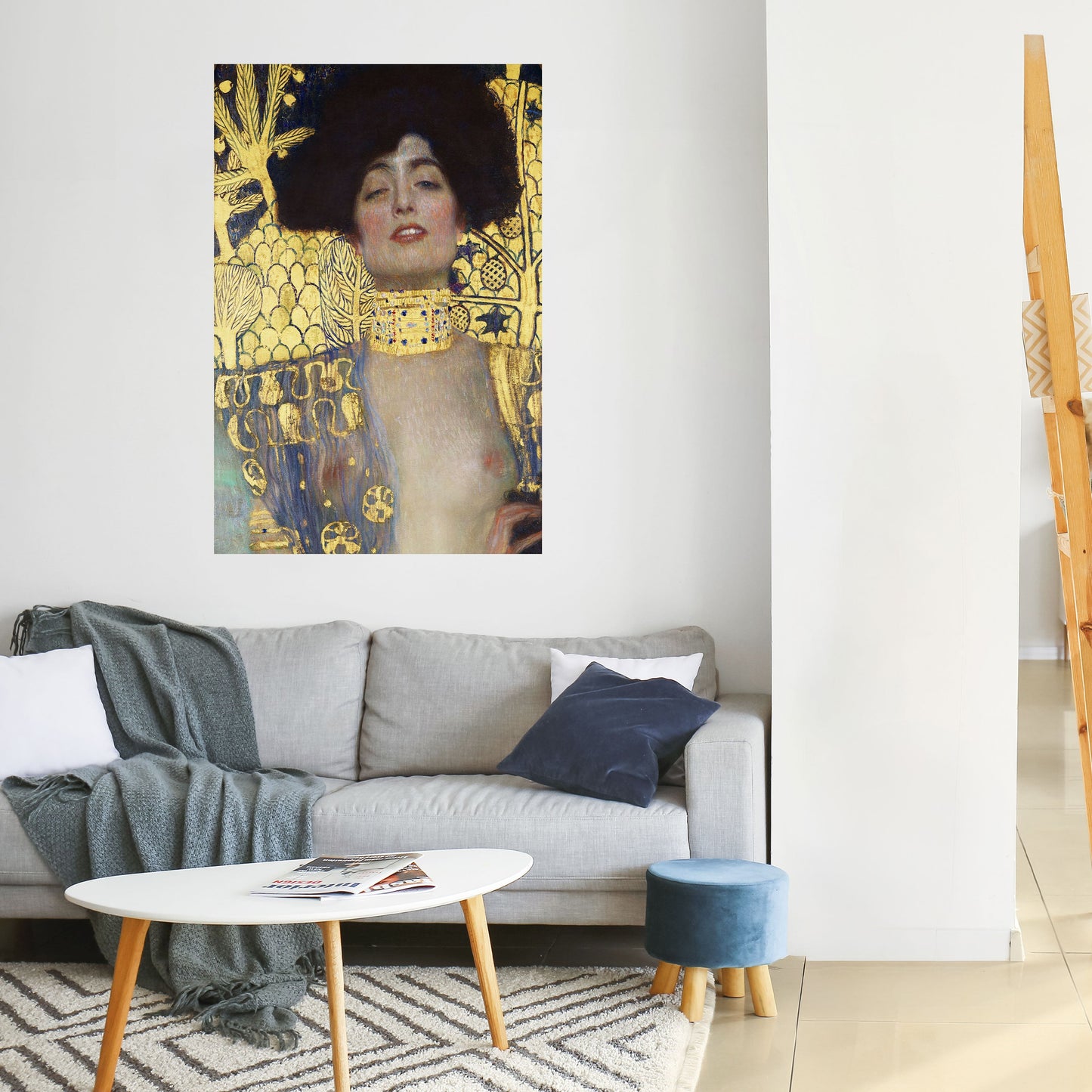 JUDITH & HOLOFERNES Vertikal poster med självhäftande motiv