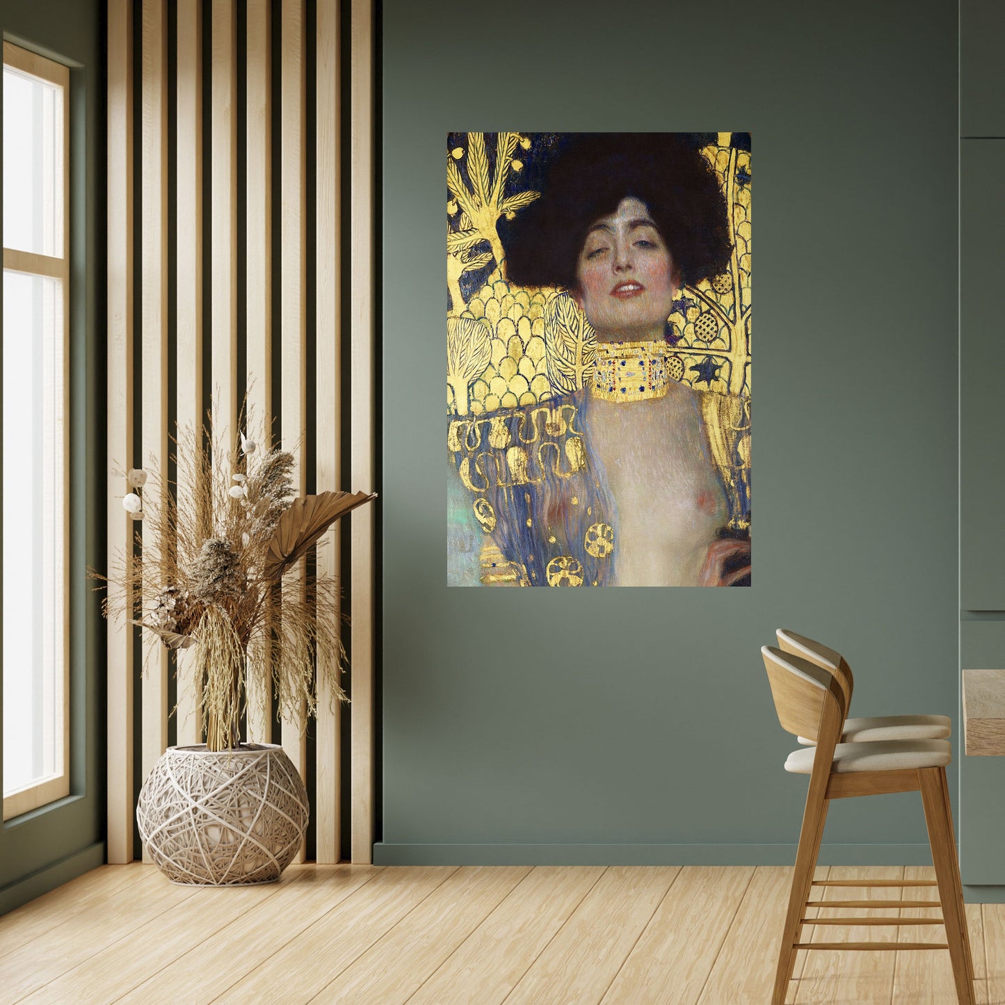 JUDITH & HOLOFERNES Vertikal poster med självhäftande motiv