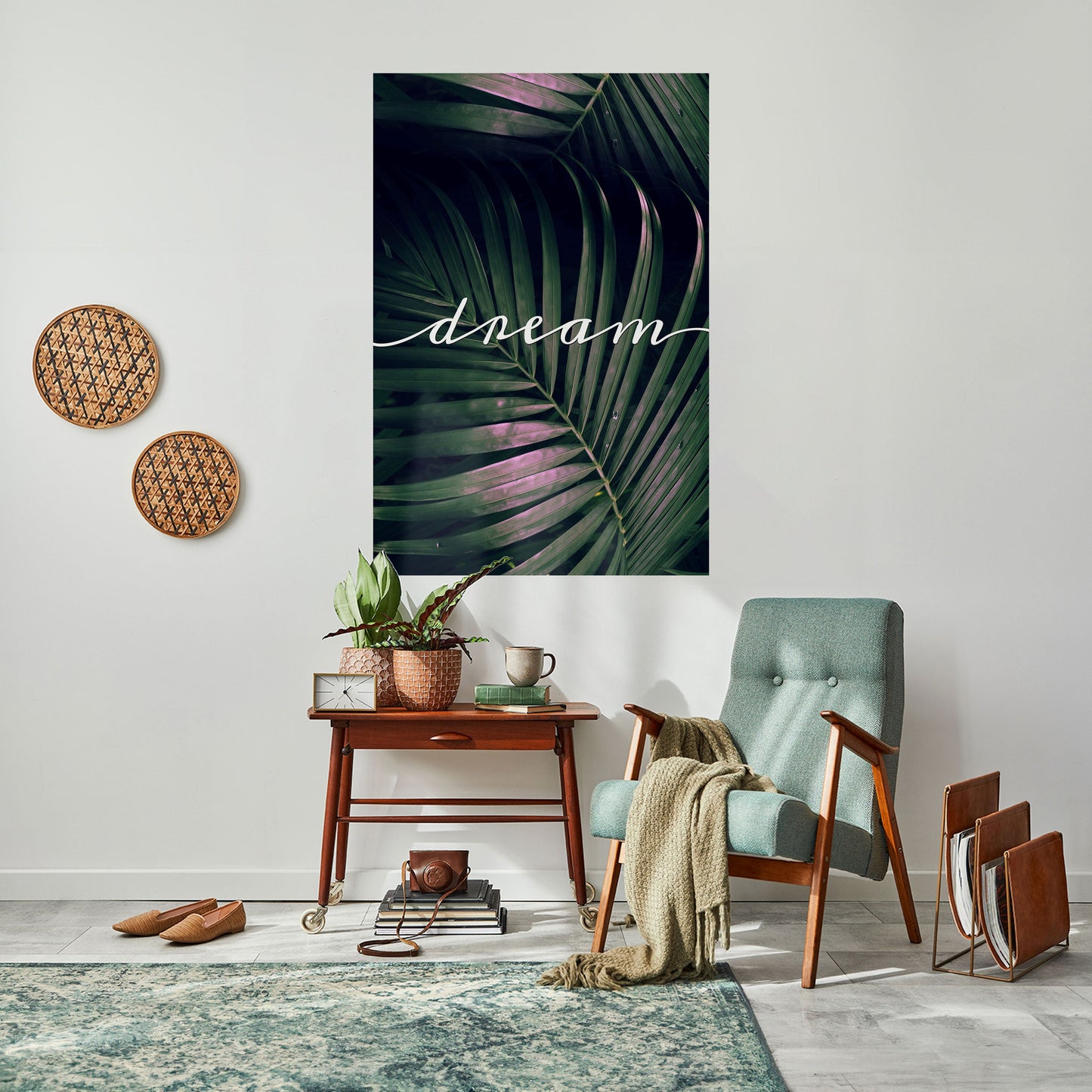 LUSH DREAMSCAPE vertikal poster med självhäftande tryck