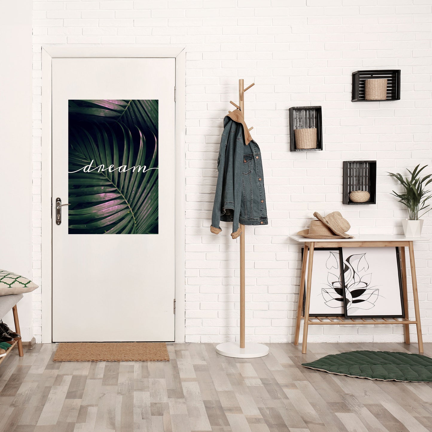 LUSH DREAMSCAPE vertikal poster med självhäftande tryck