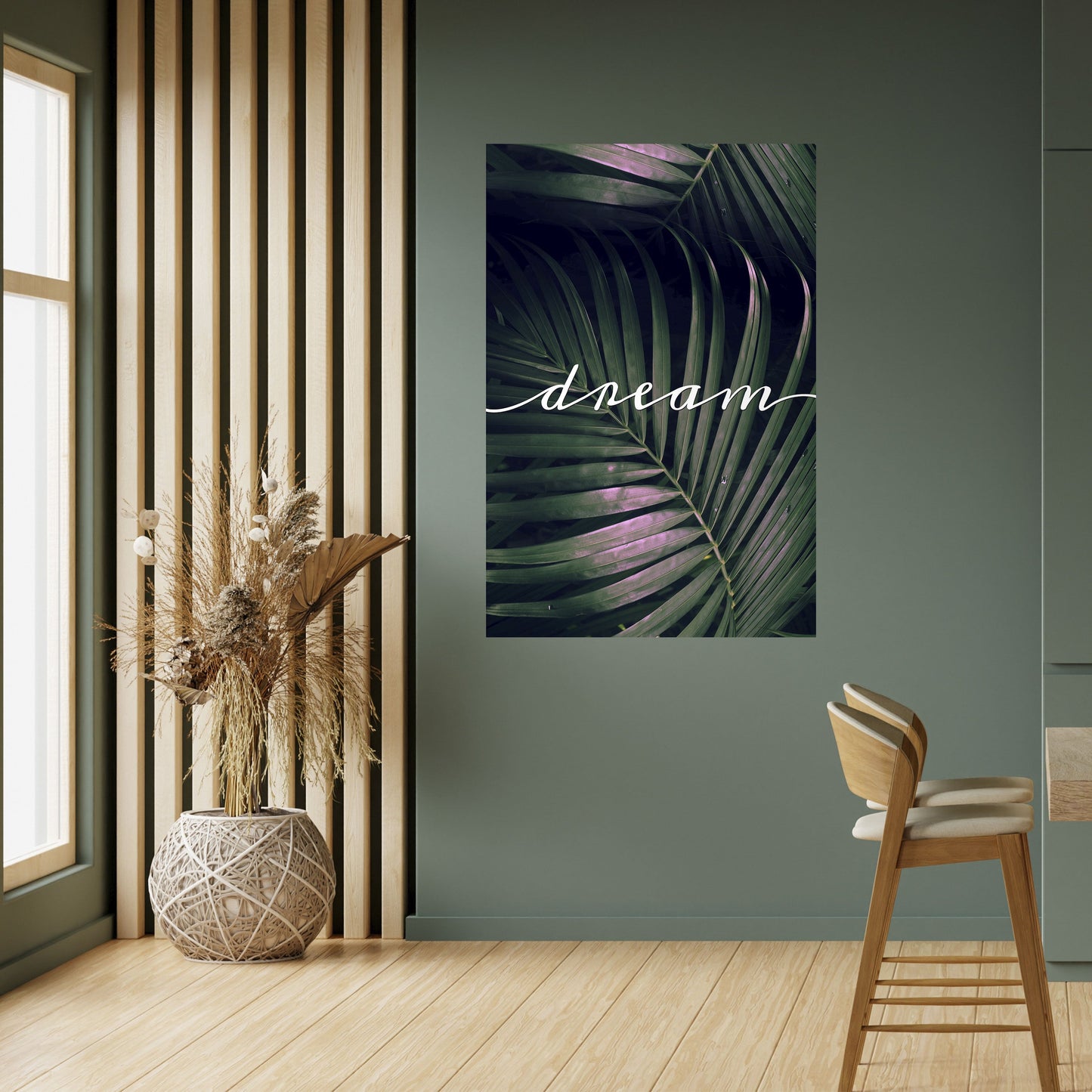 LUSH DREAMSCAPE vertikal poster med självhäftande tryck
