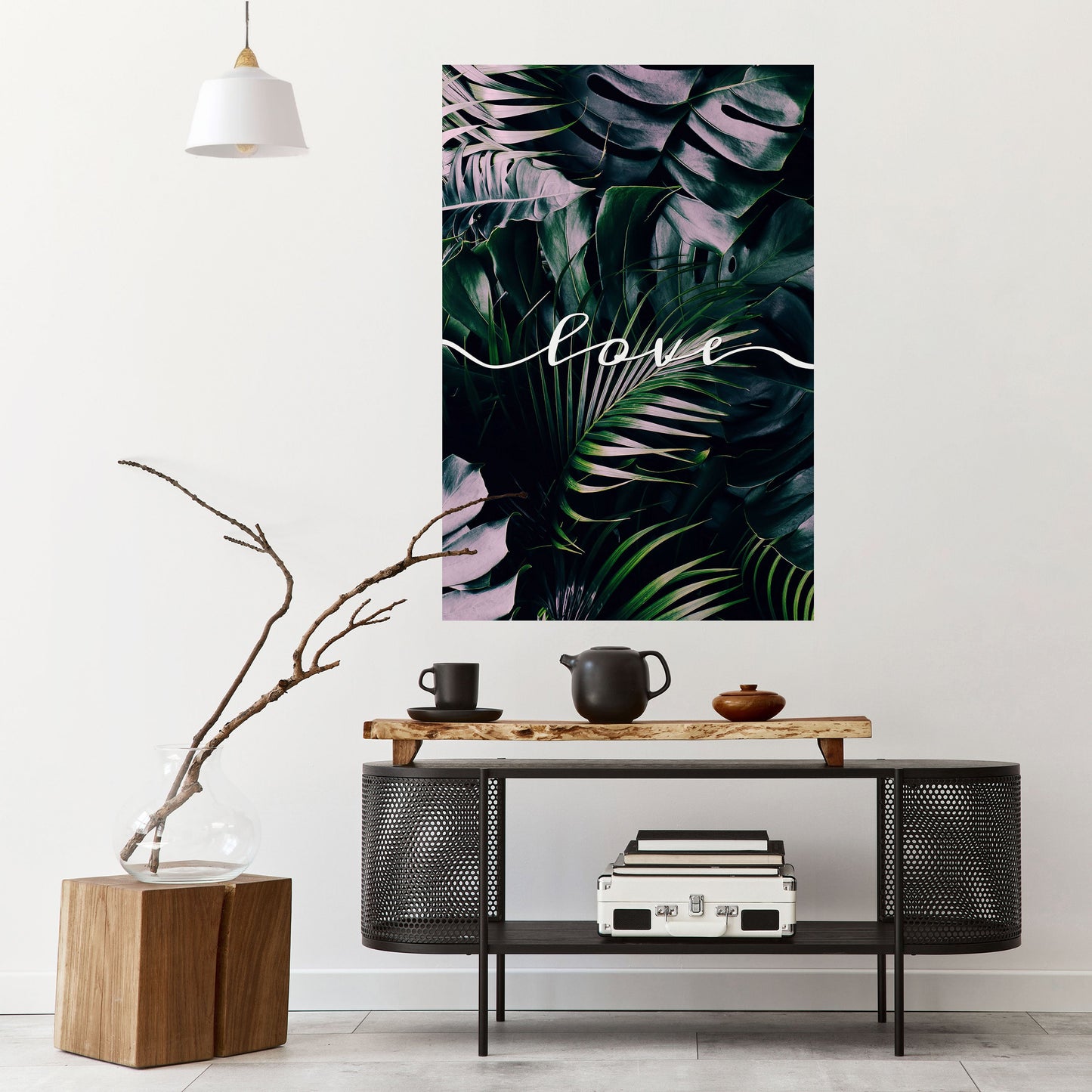 KÄRLEK I LÖV - Skalbar och självhäftande poster