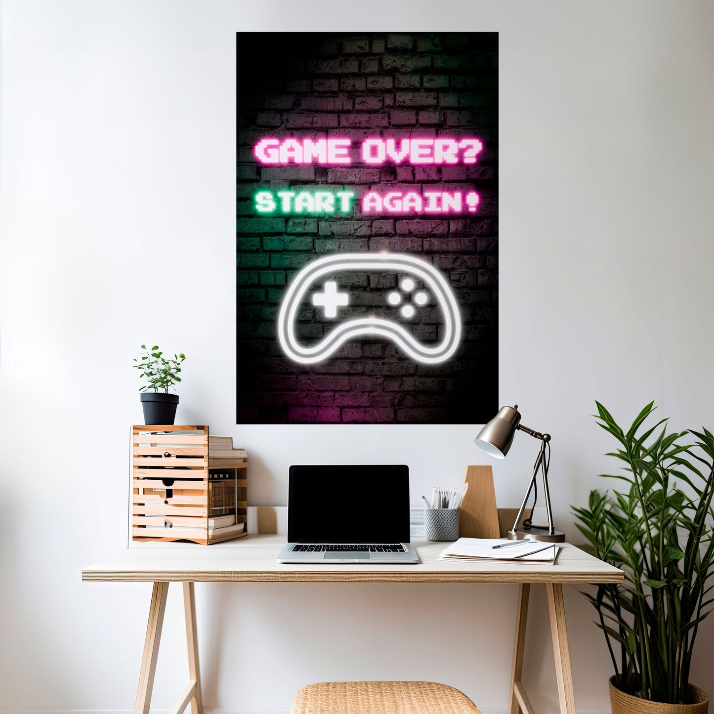 ÅTERUPPBYGGA DITT ÄVENTYR - Vertikal poster med självhäftande text