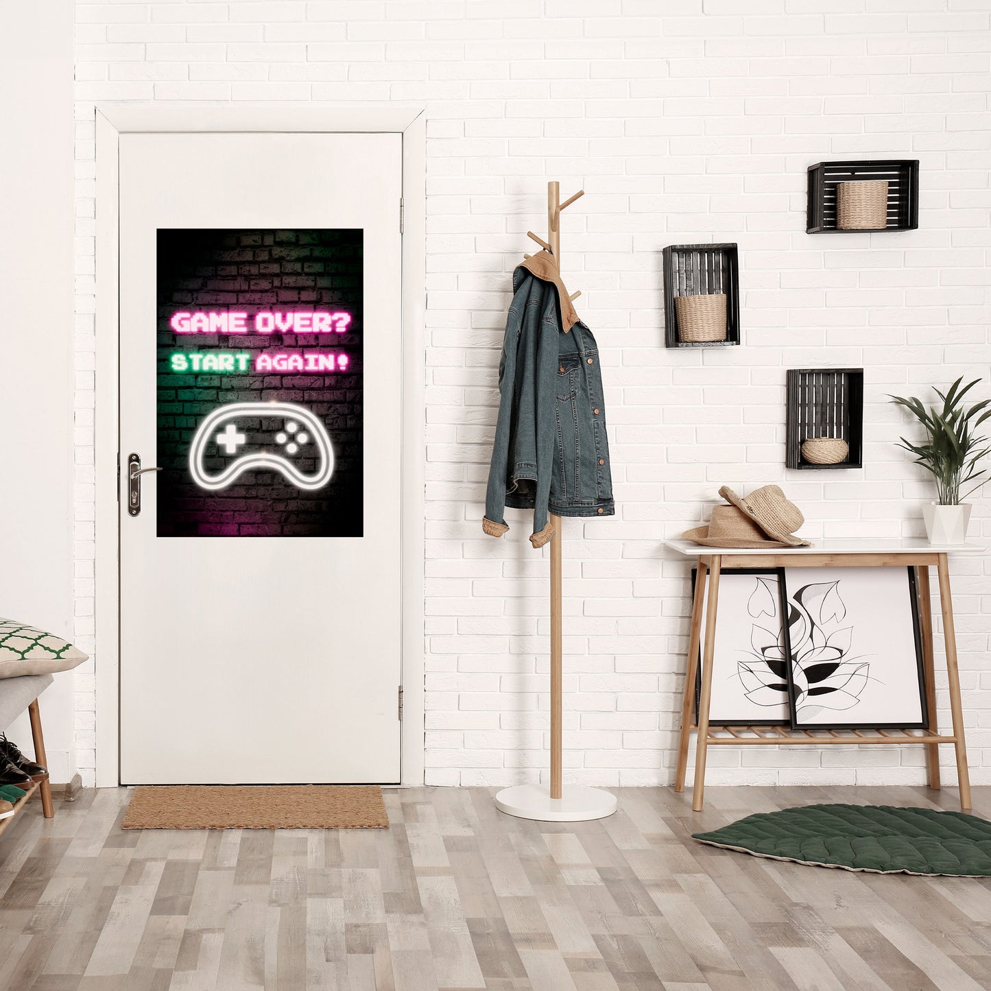 ÅTERUPPBYGGA DITT ÄVENTYR - Vertikal poster med självhäftande text