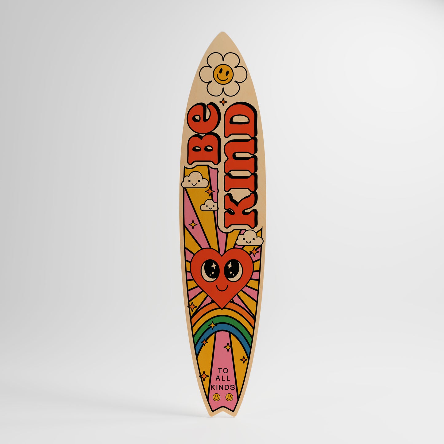 BE KIND Dekorativ Surfbräda