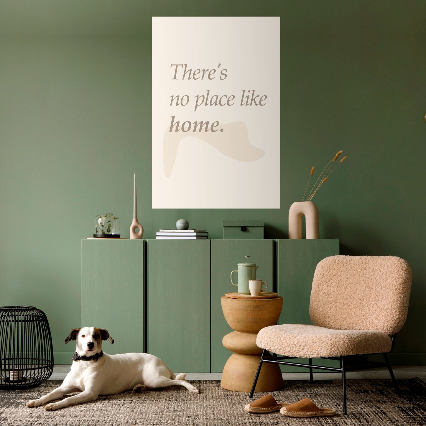 COMFORT ZONE vertikal poster med självhäftande folie