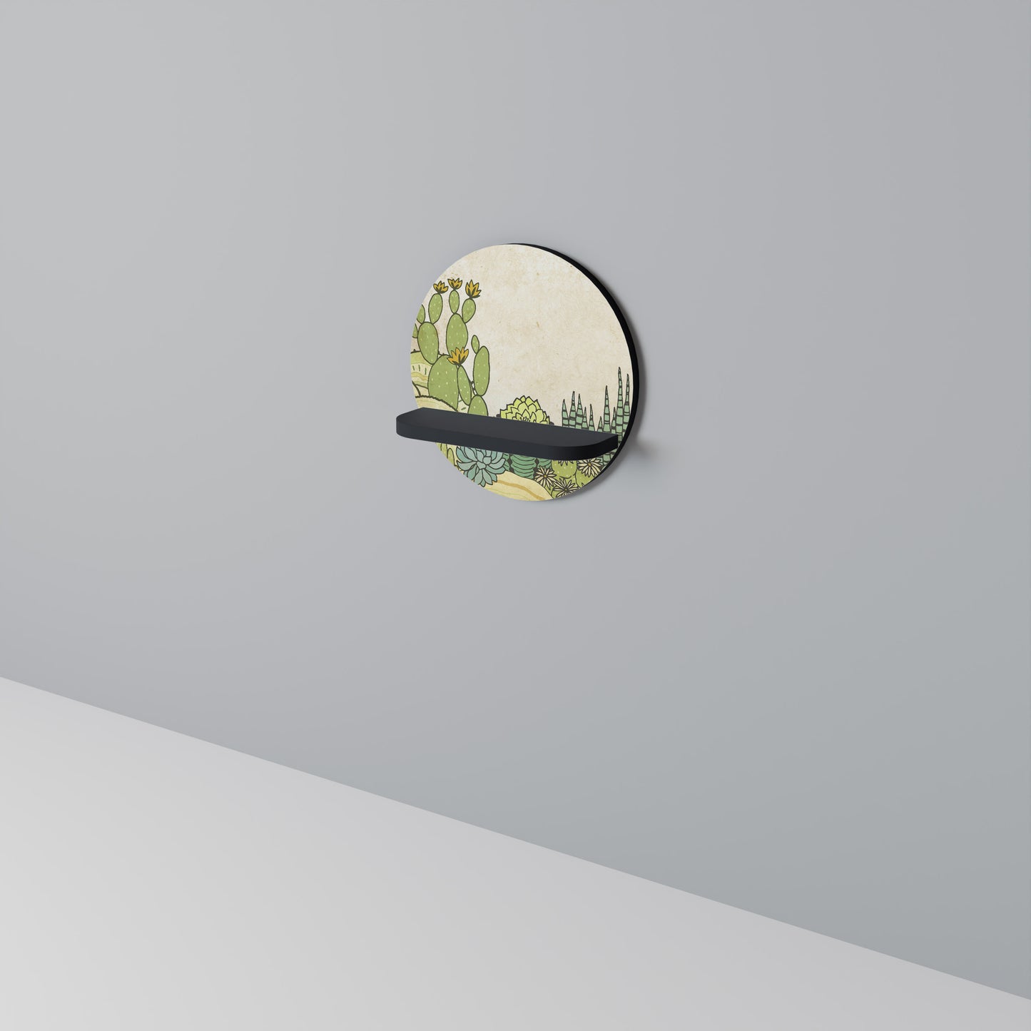 SUCCULENTS KALEIDOSCOPE Art Shelf