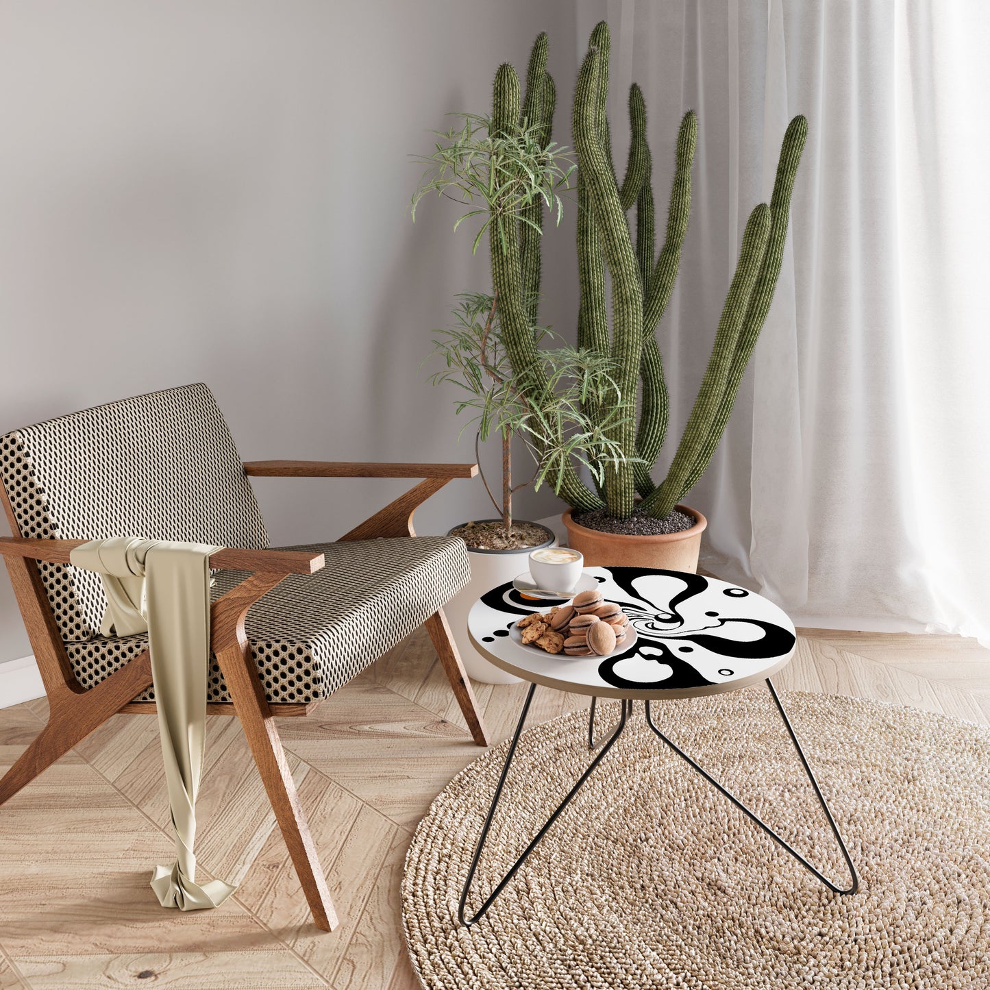 SWIRLING NATURE Small Coffee Table