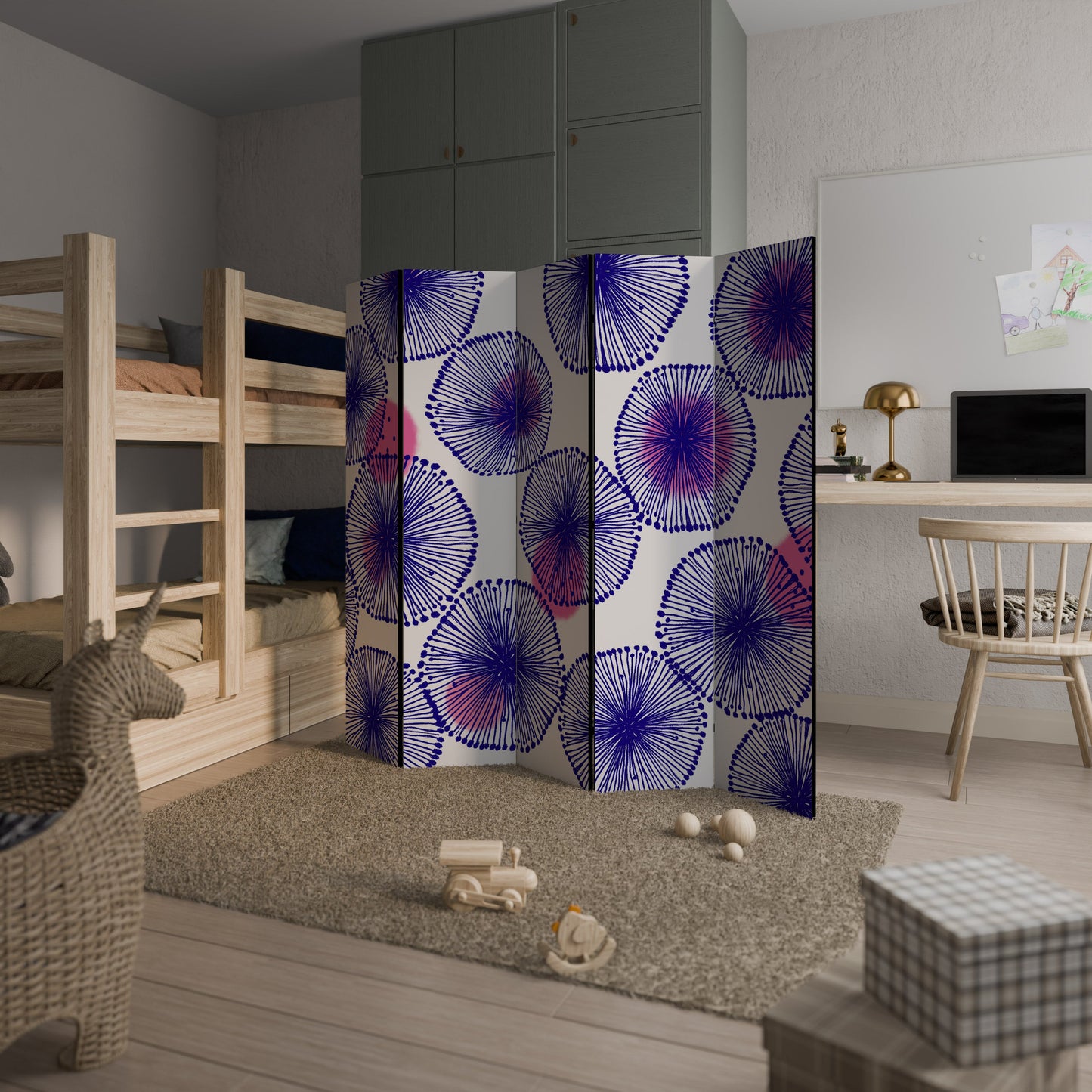MAGIC NATURE Decorative 5-Panel Room Divider