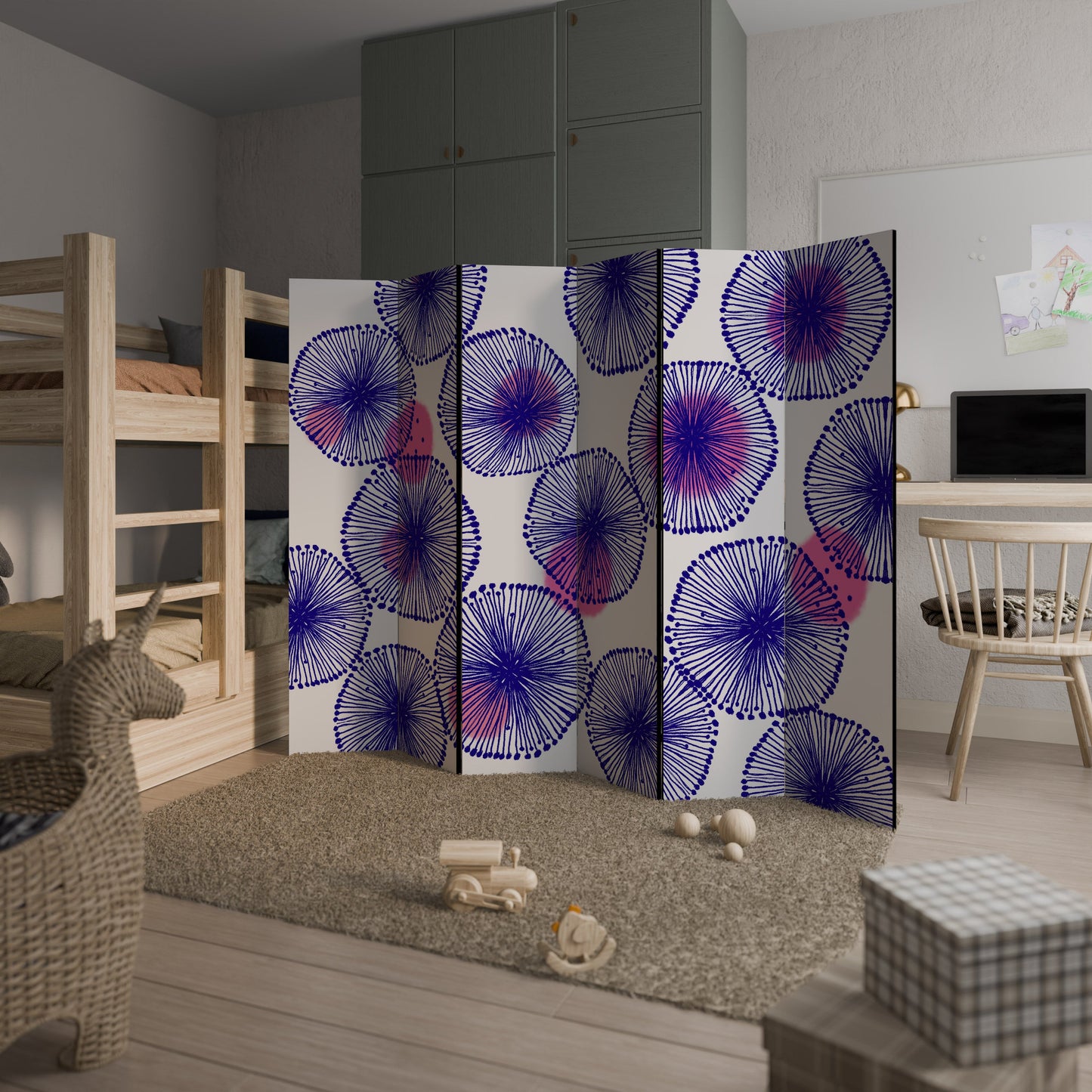 MAGIC NATURE Decorative 6-Panel Room Divider