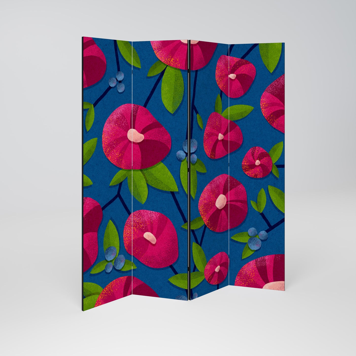 SPRING THOUGHTS Decorative 4-Panel Room Divider