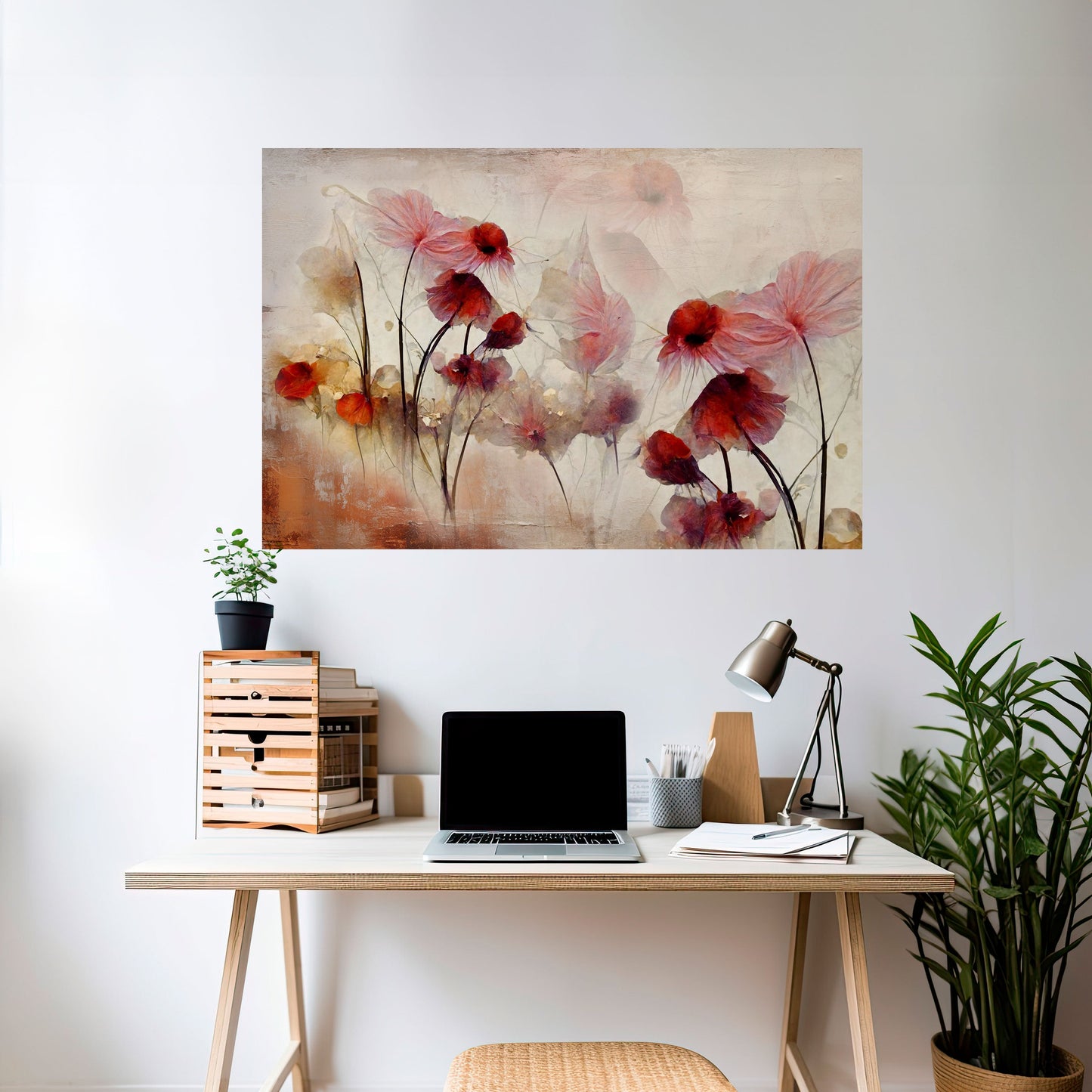 WILD DELICACY Peel and Stick Horizontal Poster