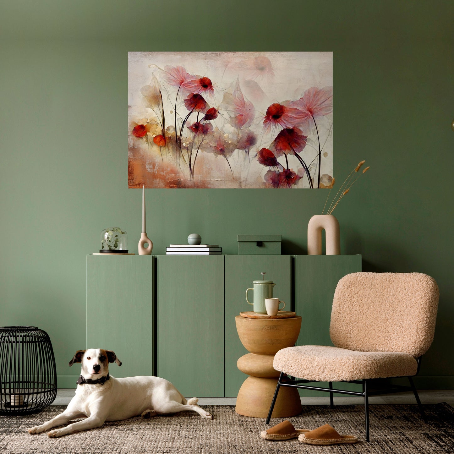 WILD DELICACY Peel and Stick Horizontal Poster