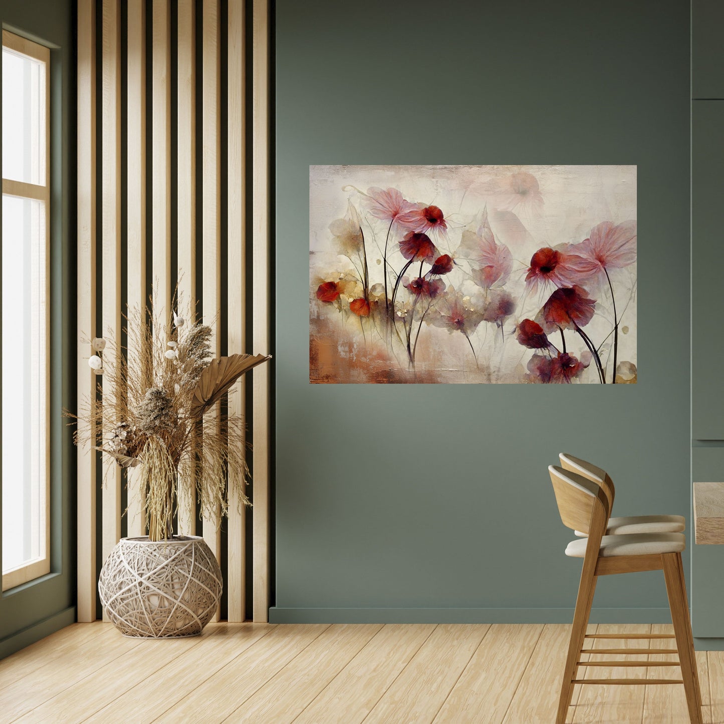 WILD DELICACY Peel and Stick Horizontal Poster