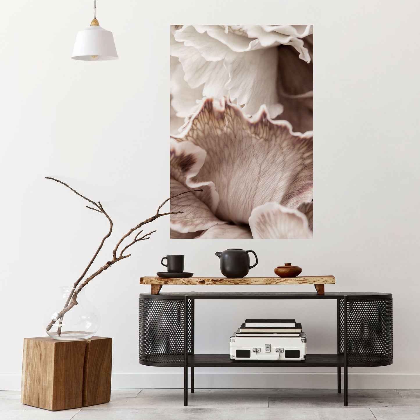 SURREAL BLOOM DANCE Vertikal poster med självhäftande motiv
