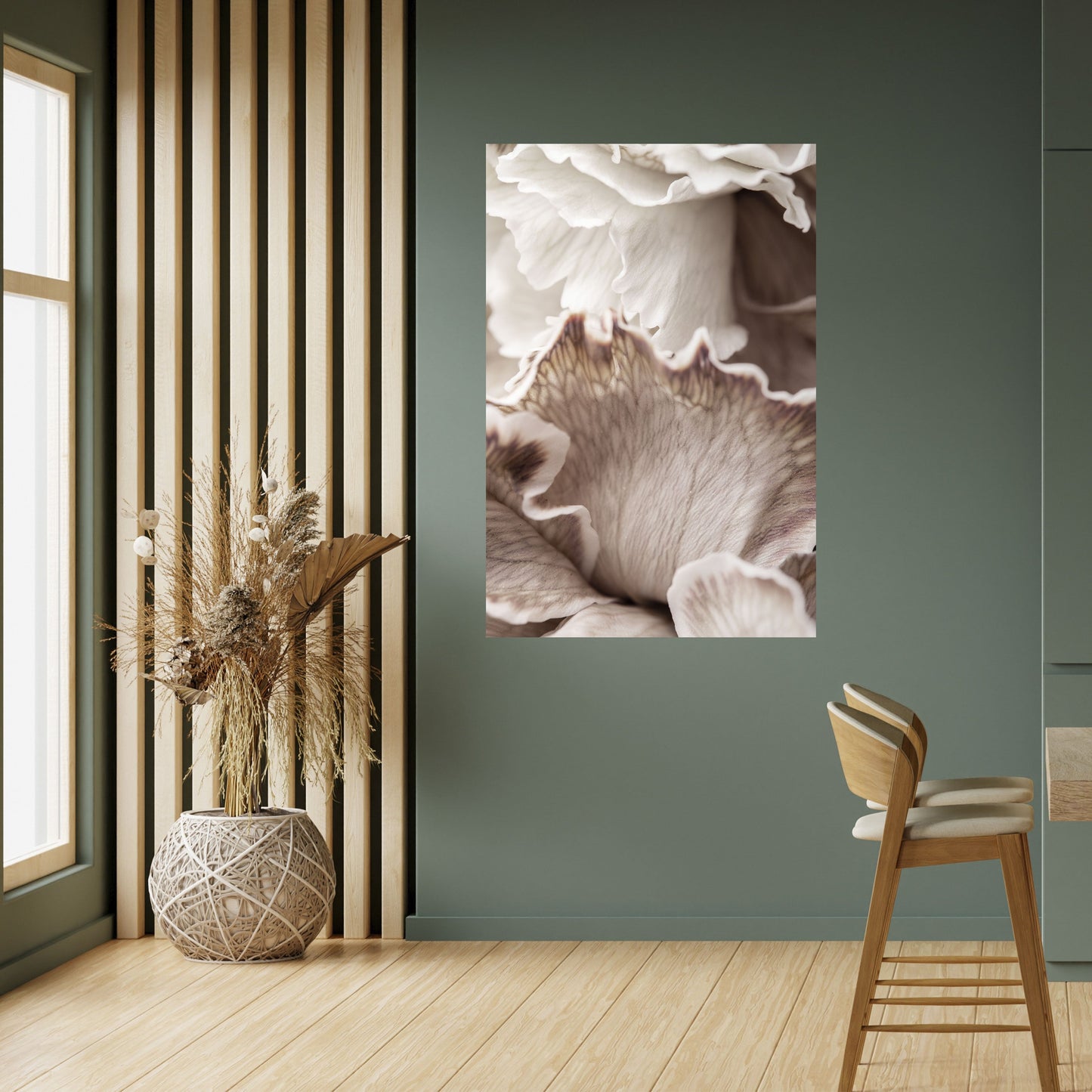 SURREAL BLOOM DANCE Vertikal poster med självhäftande motiv
