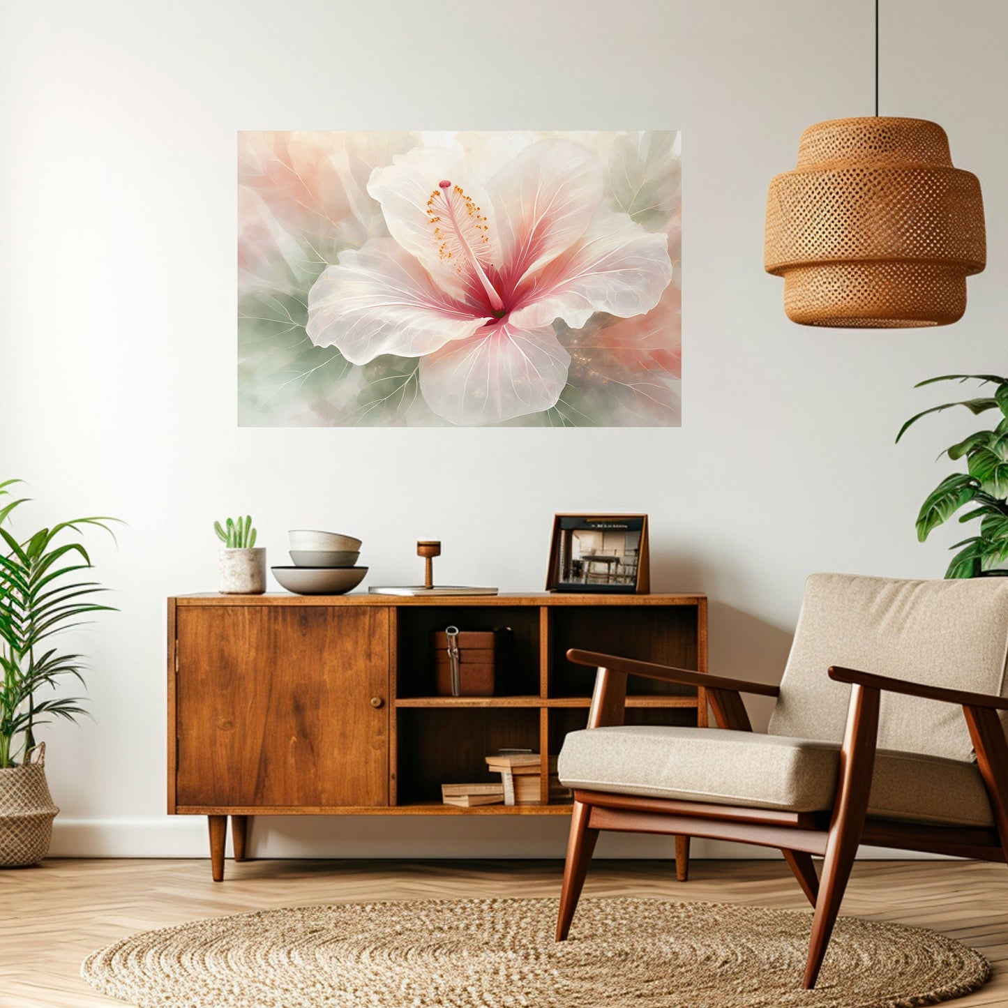 GOSSAMER BLOMSTERDRÖM horisontell poster med självhäftande motiv