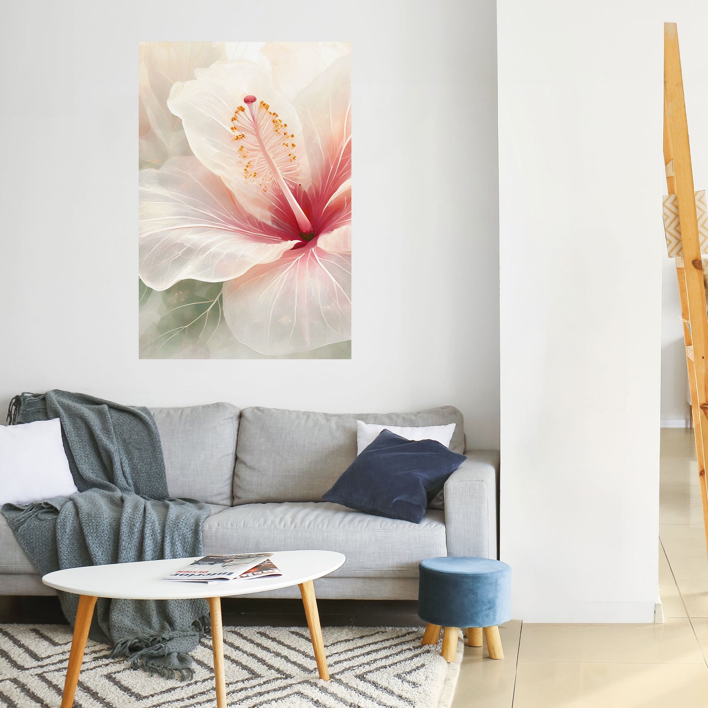 GOSSAMER BLOMSTERDRÖM Vertikal poster med självhäftande motiv