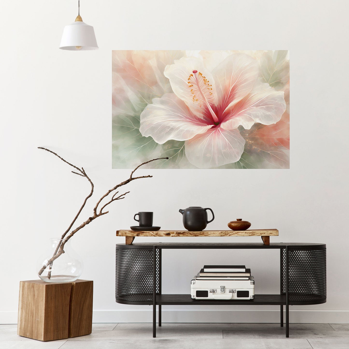 GOSSAMER BLOMSTERDRÖM horisontell poster med självhäftande motiv