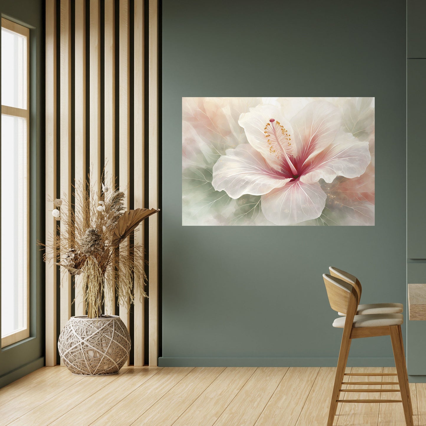 GOSSAMER BLOMSTERDRÖM horisontell poster med självhäftande motiv