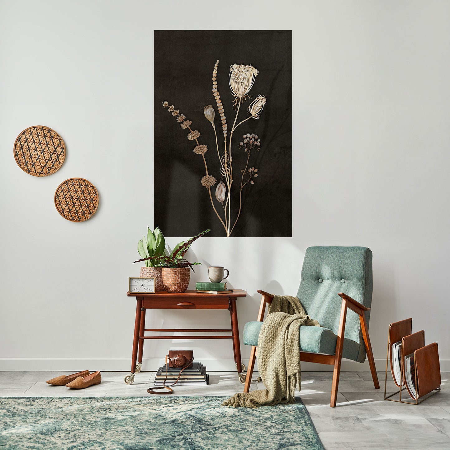 MEADOW ART. Peel and Stick Vertical Poster