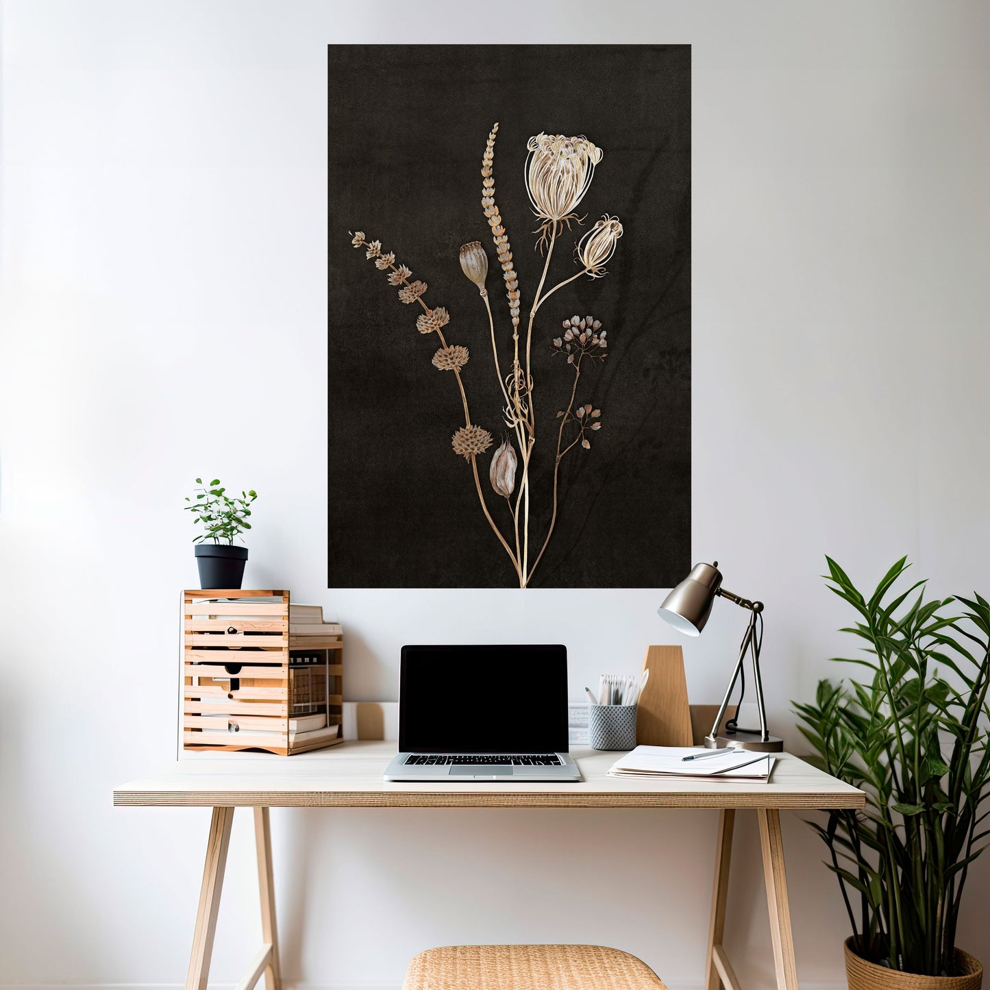 MEADOW ART. Peel and Stick Vertical Poster