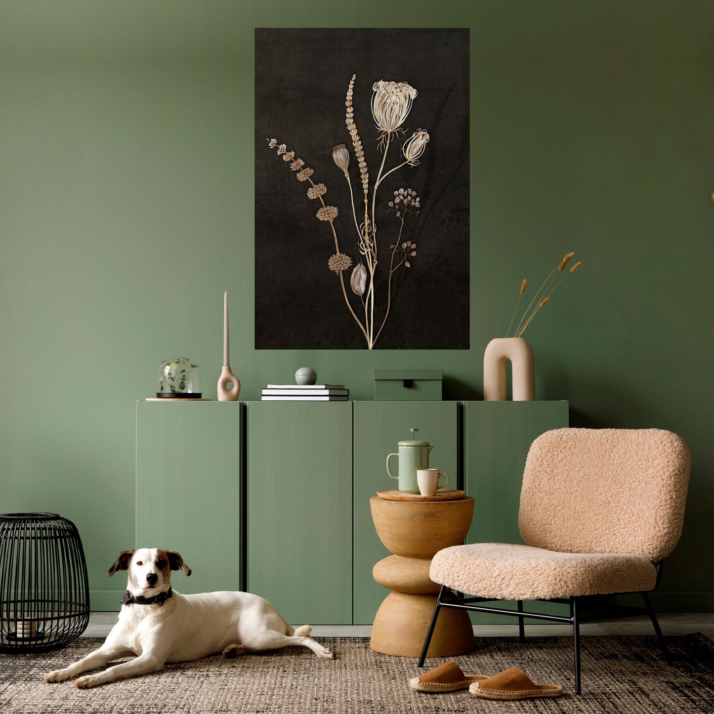 MEADOW ART. Peel and Stick Vertical Poster