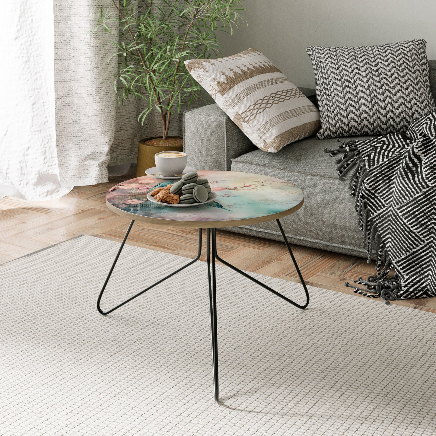 CHERRY BIRDSONG Small Coffee Table