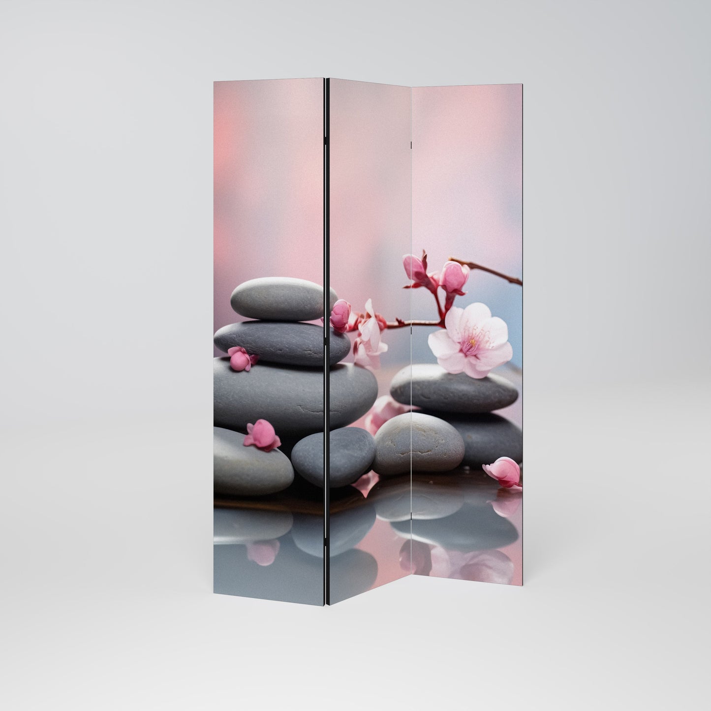 BALANCE OF NATURE Dekorativ rumsavdelare med 3 paneler