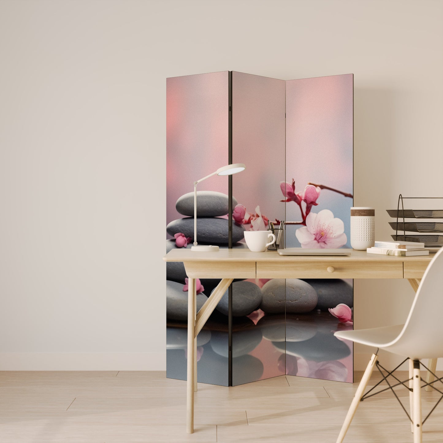 BALANCE OF NATURE Dekorativ rumsavdelare med 3 paneler